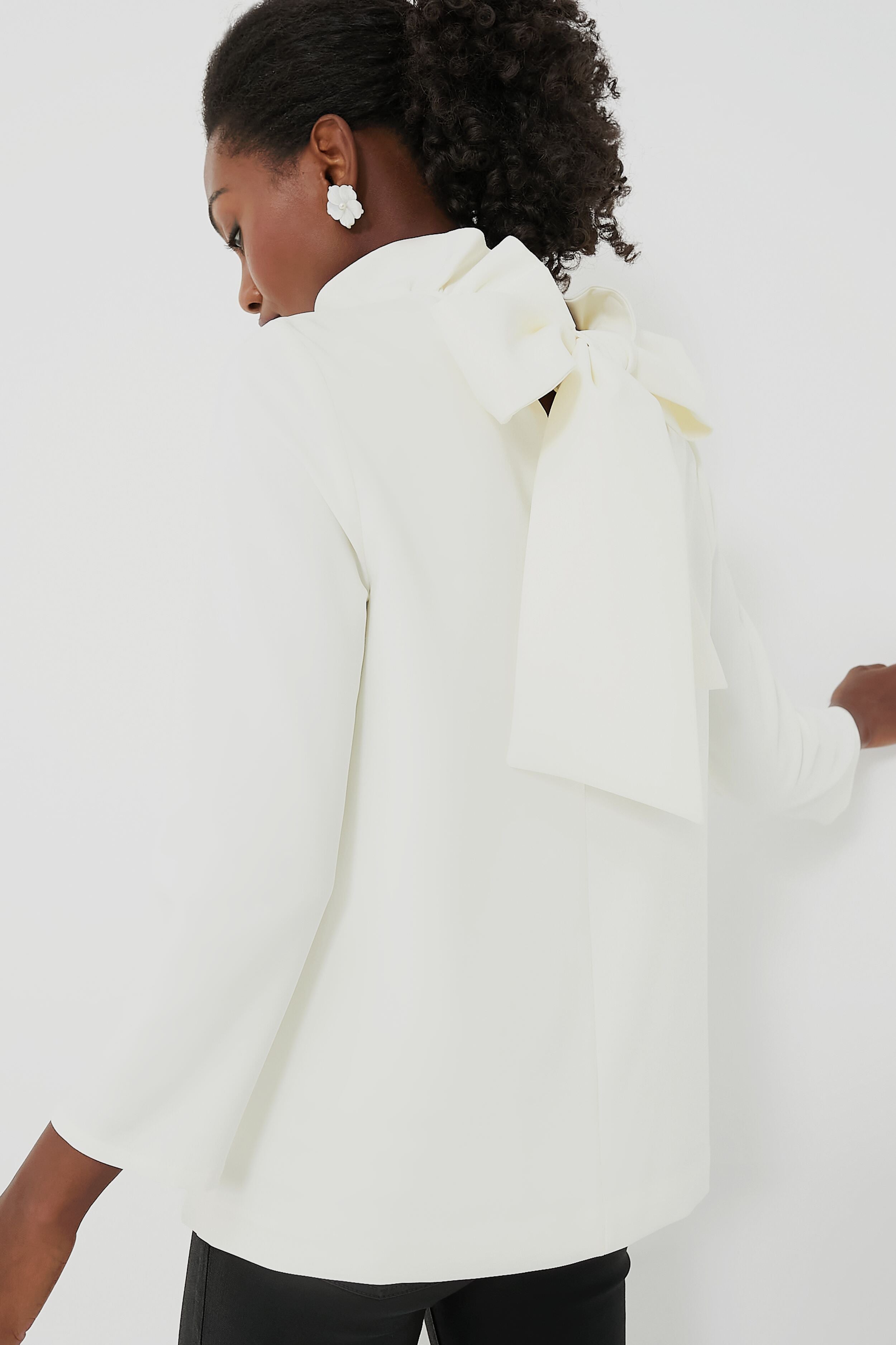 White Faye Blouse-Get Girly