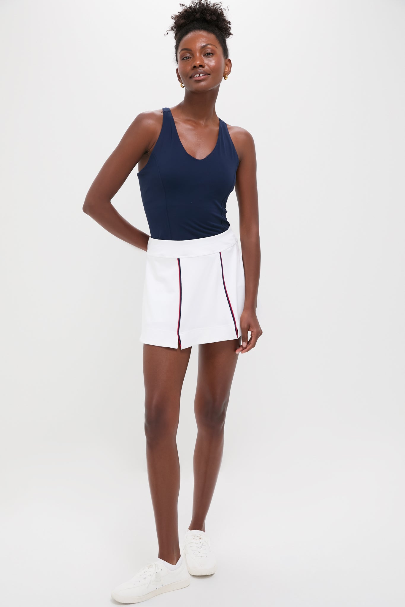 Americana Piped 13 Inch Willis Tennis Skirt-Get Girly