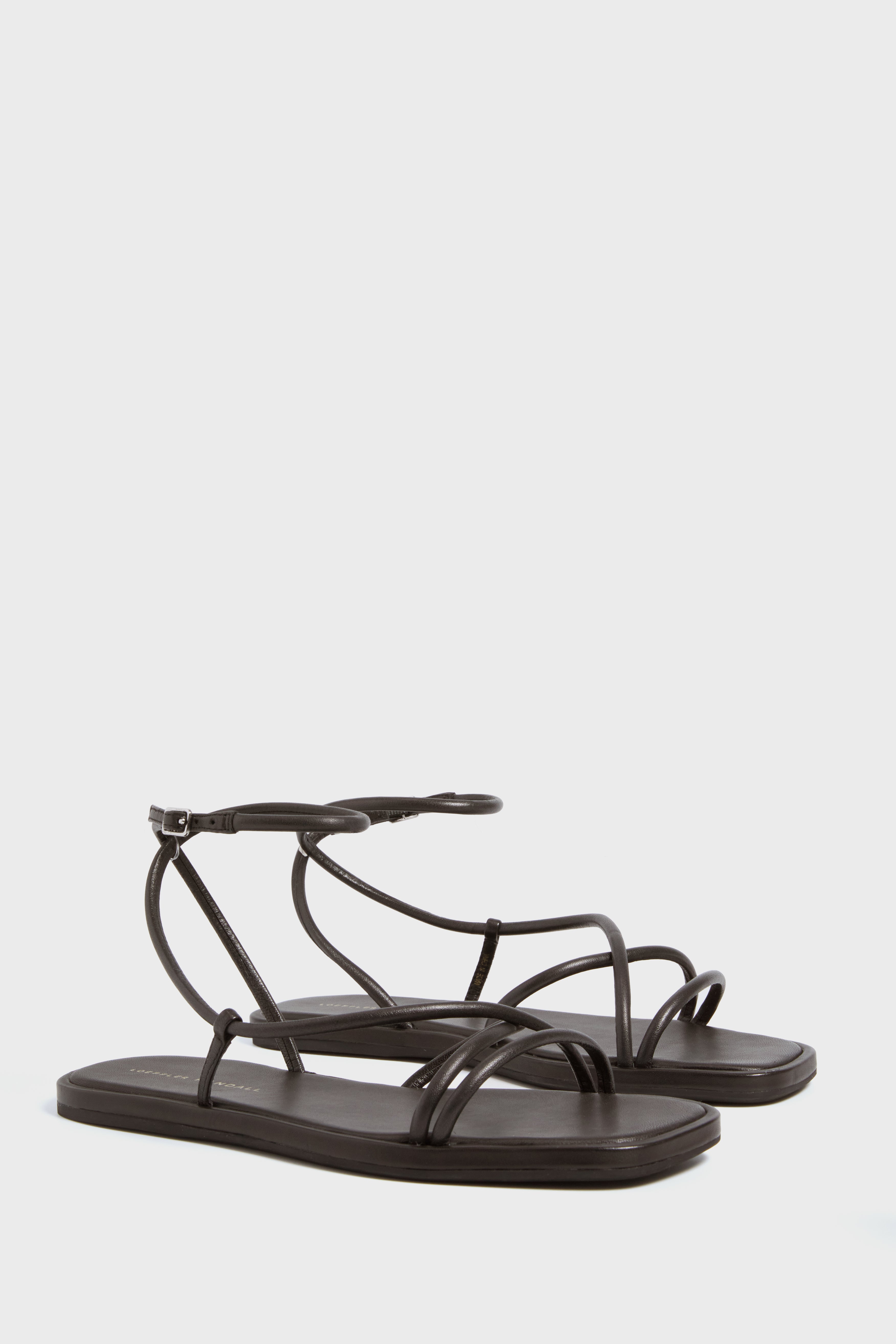Black Noor Sandals-Get Girly