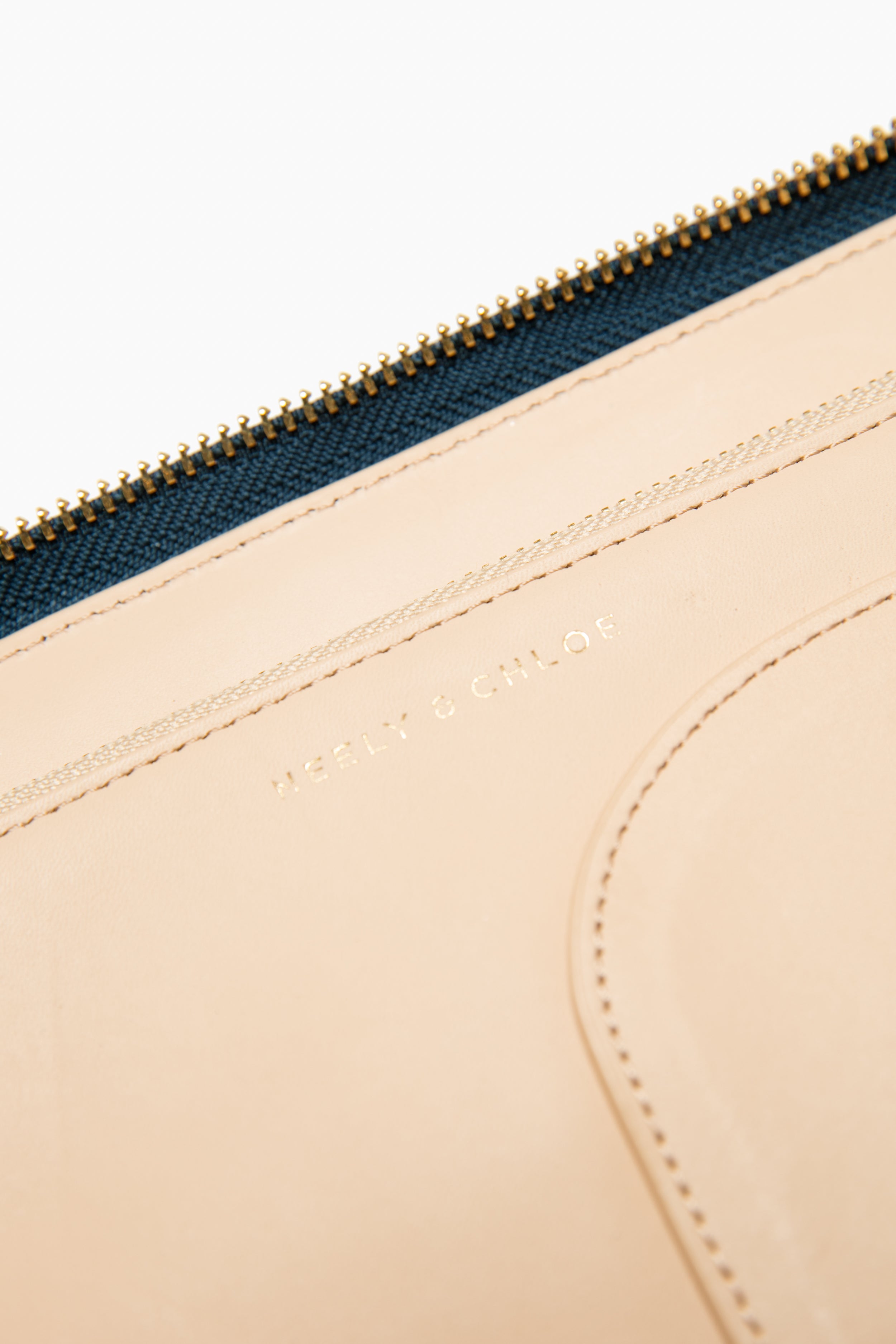 Navy Pebble Leather Travel Wallet-Get Girly