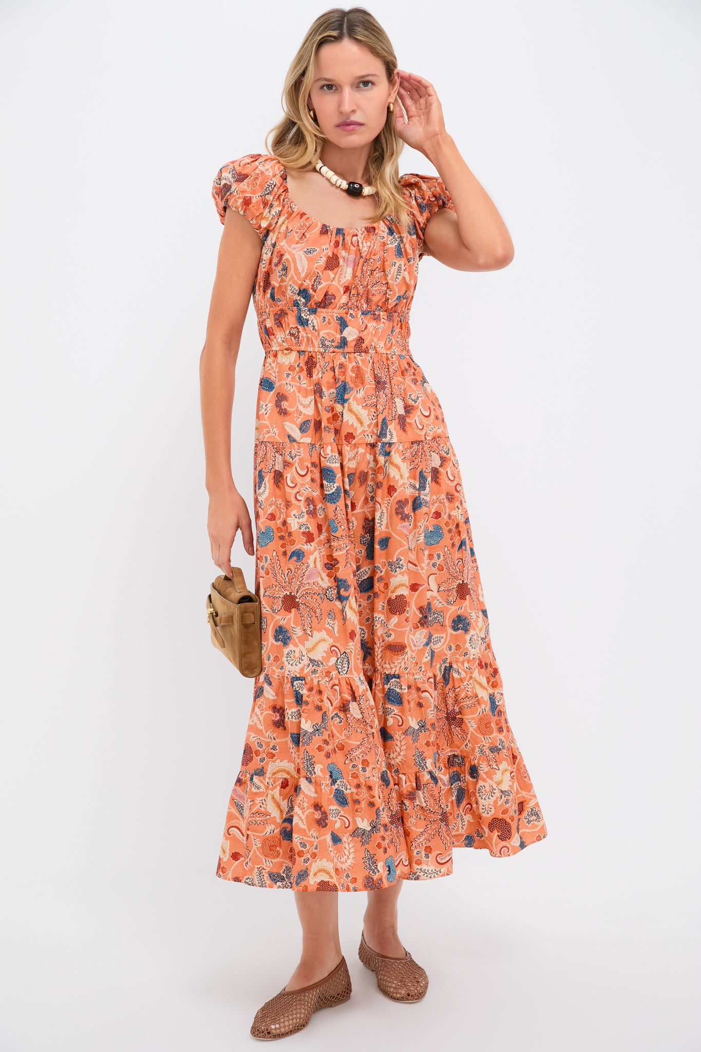 Acorn Suede Veronica Beard Dash Clutch-Get Girly