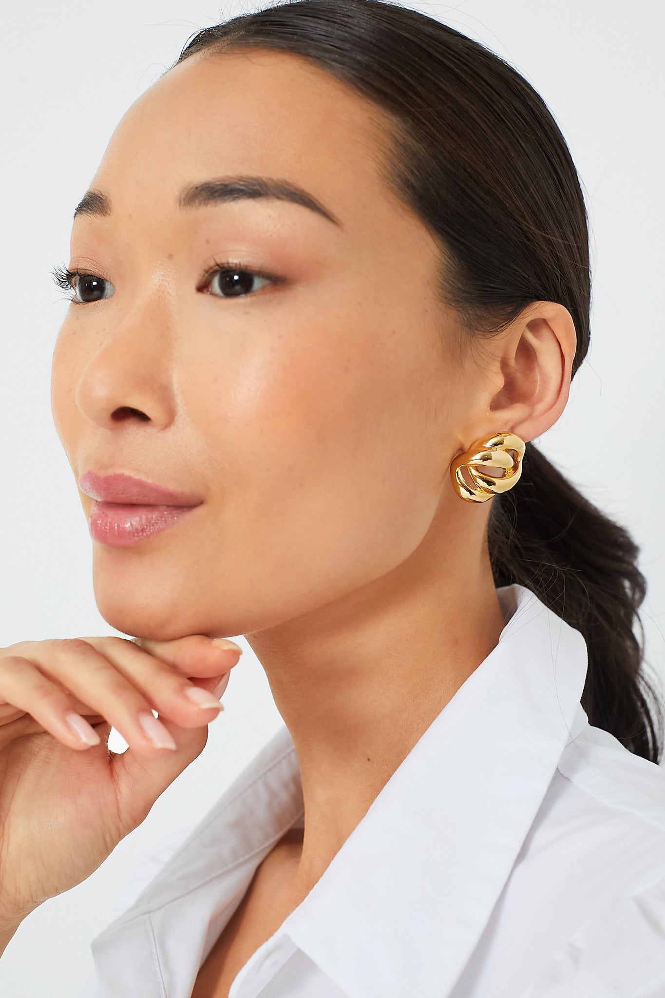 Gold Lennox Earrings-Get Girly