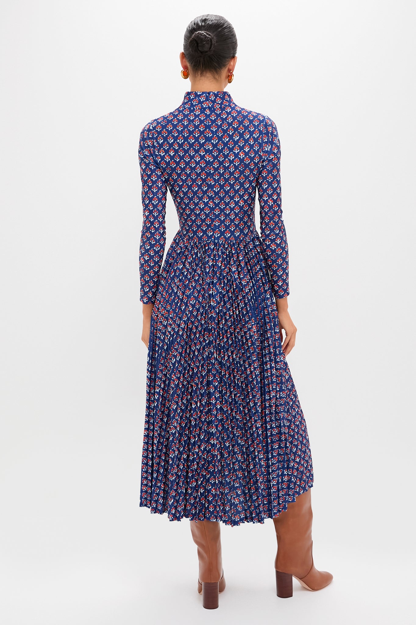 Autumn Fleur Navy Sabine Dress-Get Girly