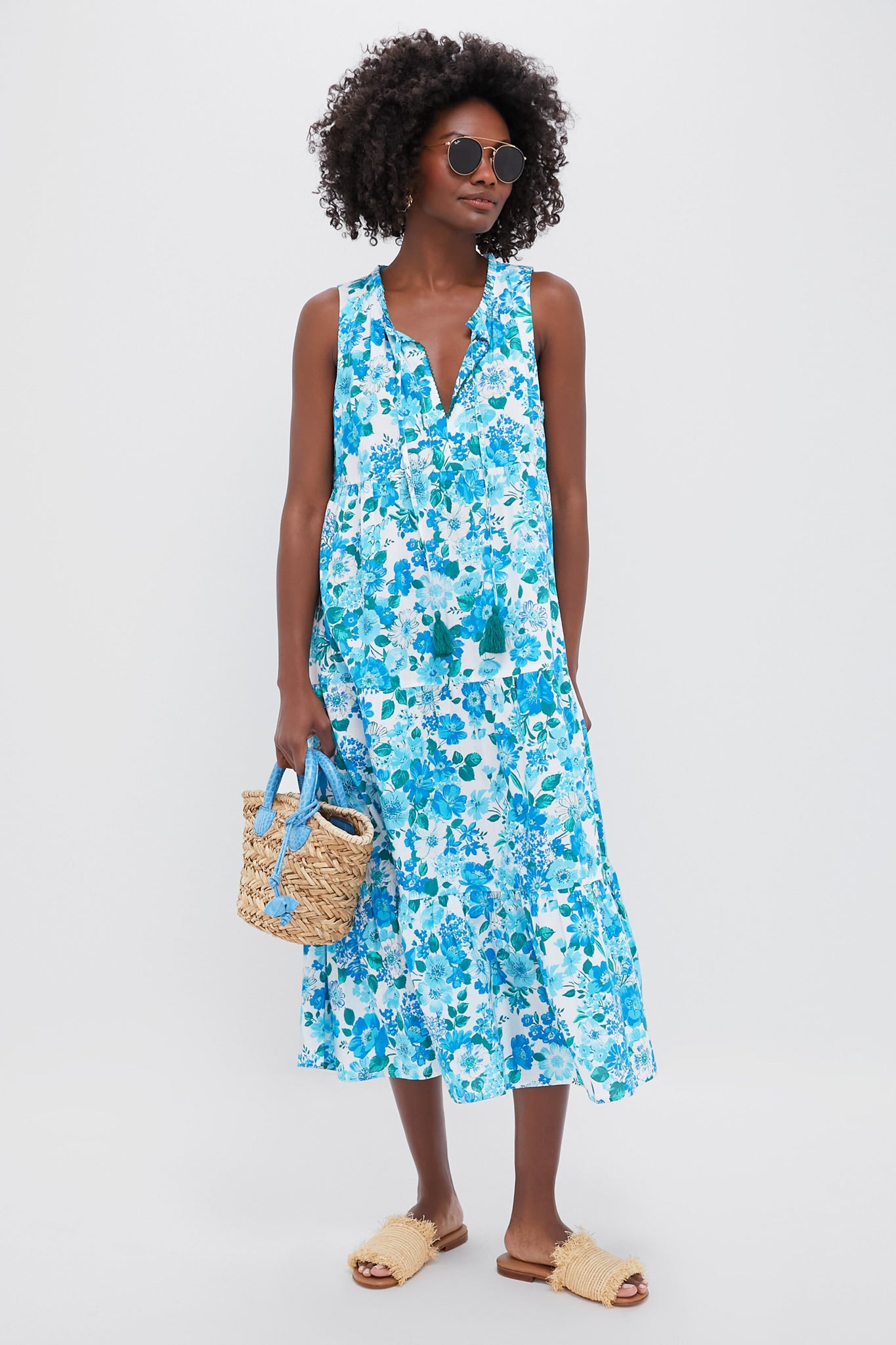 Blooming Garden Salty Paloma Caftan-Get Girly