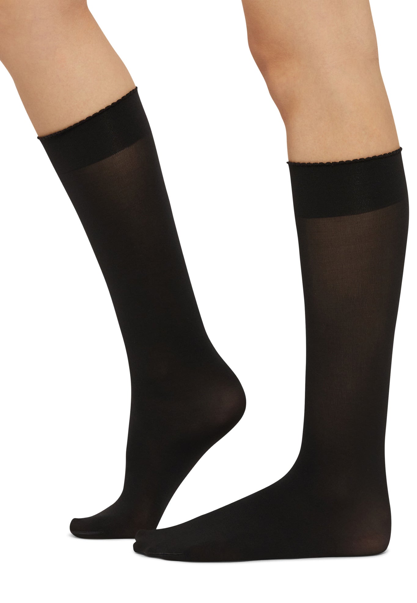 Black Velvet de Luxe 50 Knee-Highs-Get Girly