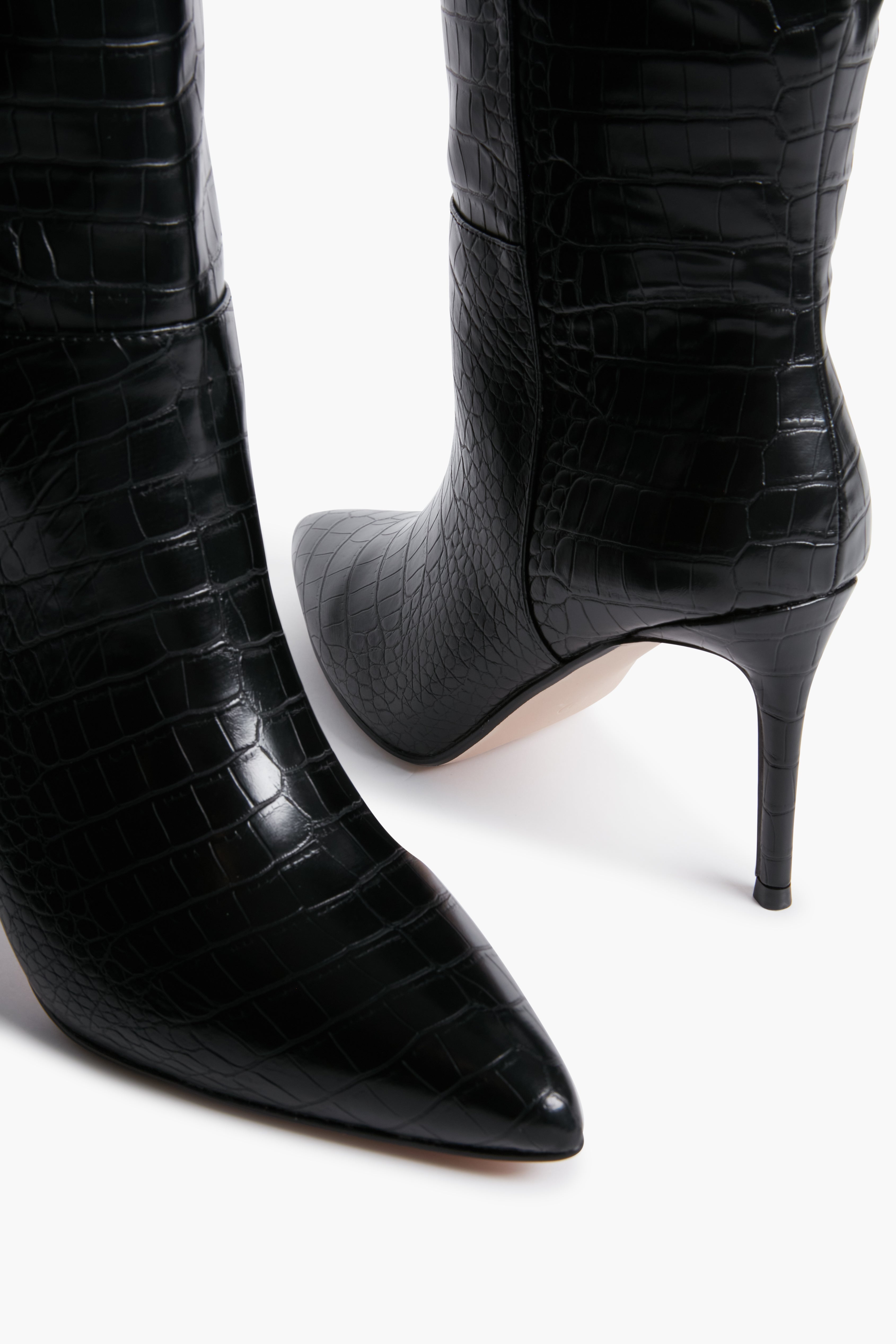 Black Alina Boots-Get Girly