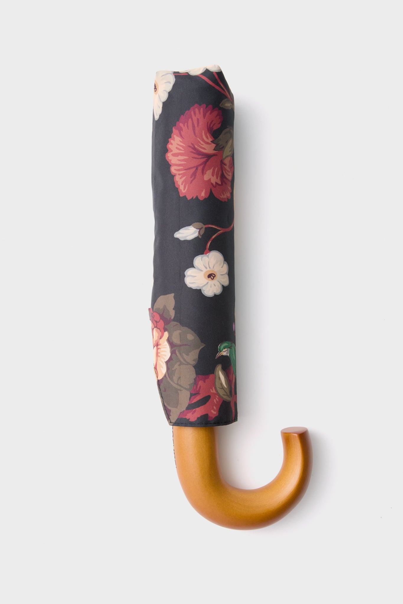 Black Floral Barbour x Get Girly Umbrella-Get Girly