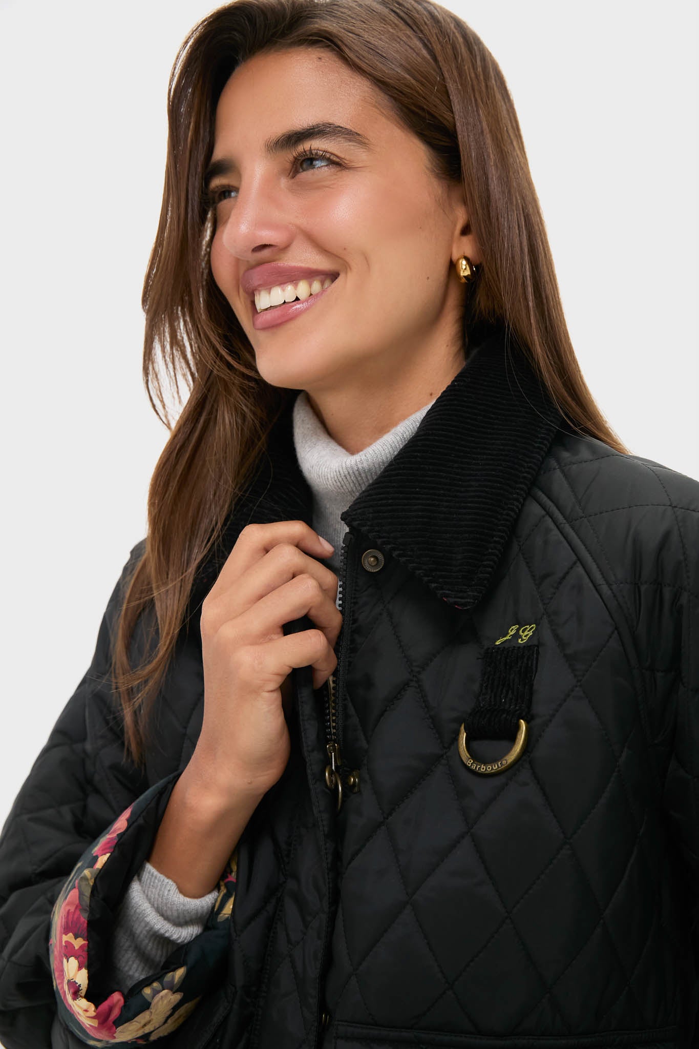 Black Barbour x Get Girly Kinsley Quilt-Get Girly