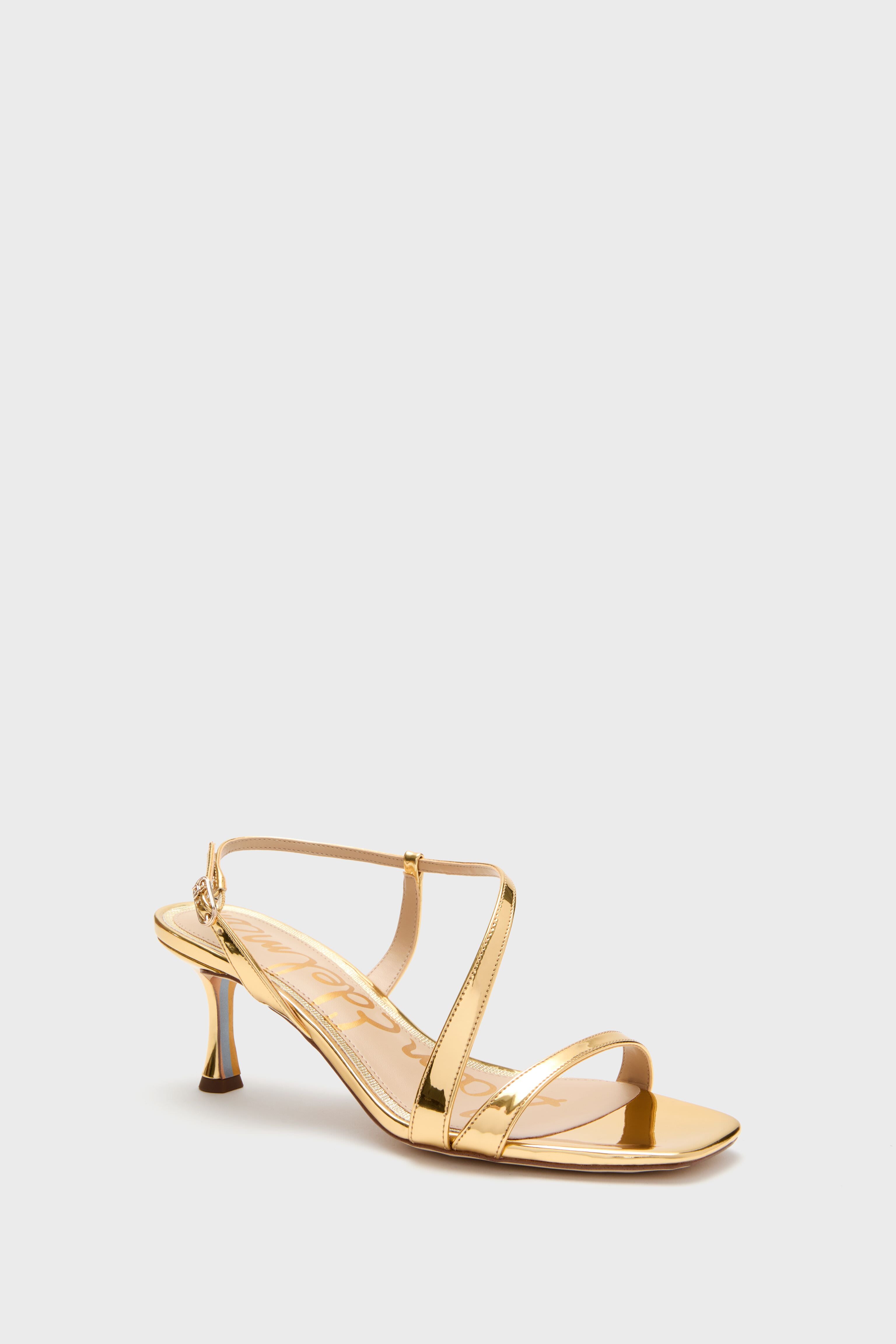 Amber Gold Prance Heels-Get Girly