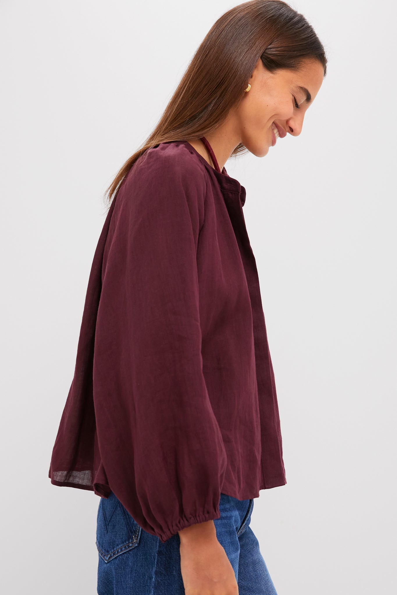 Winetasting Sawyer Blouse-Get Girly