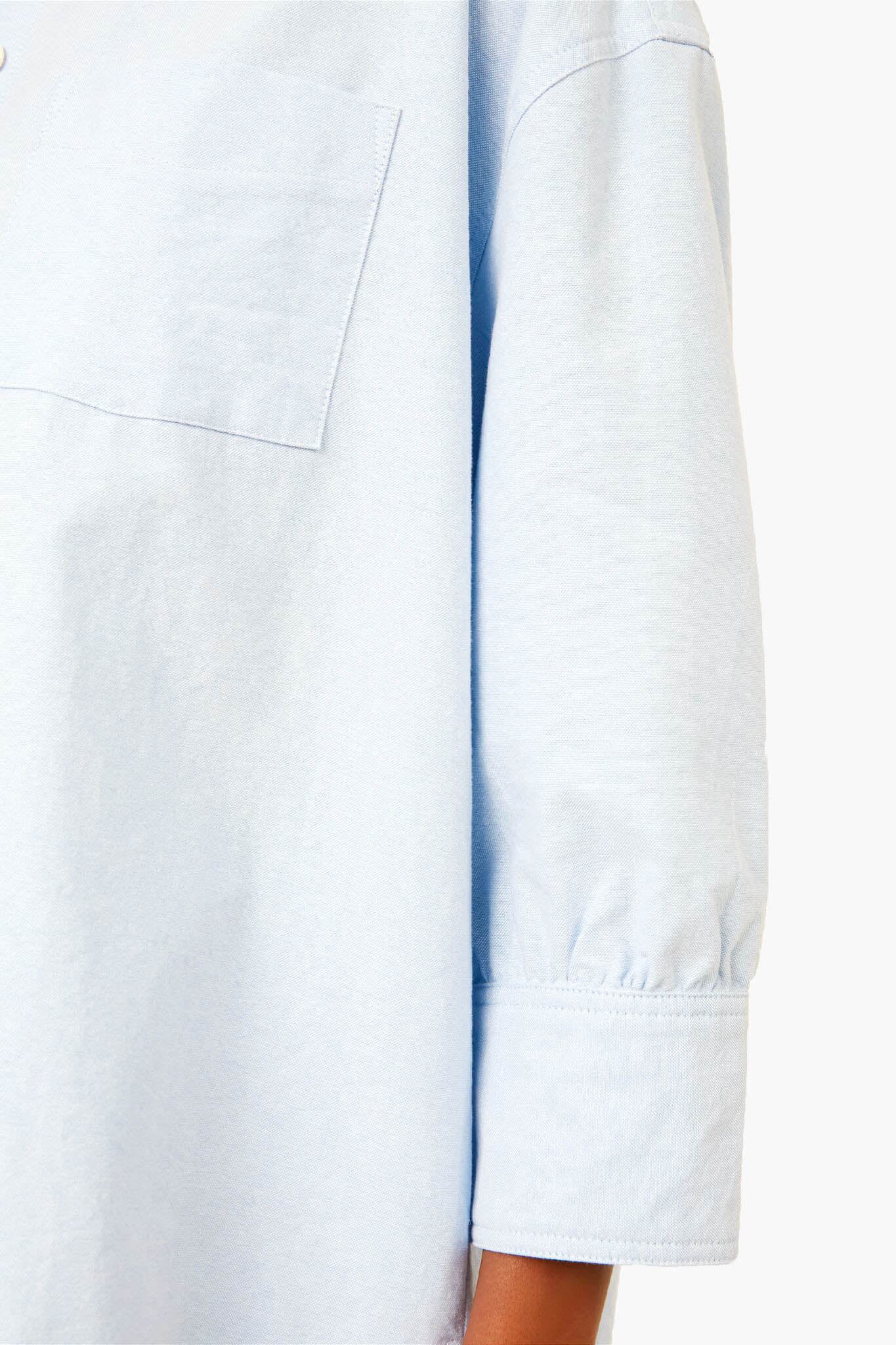 Blue Oxford Adair Boyfriend Shirt-Get Girly