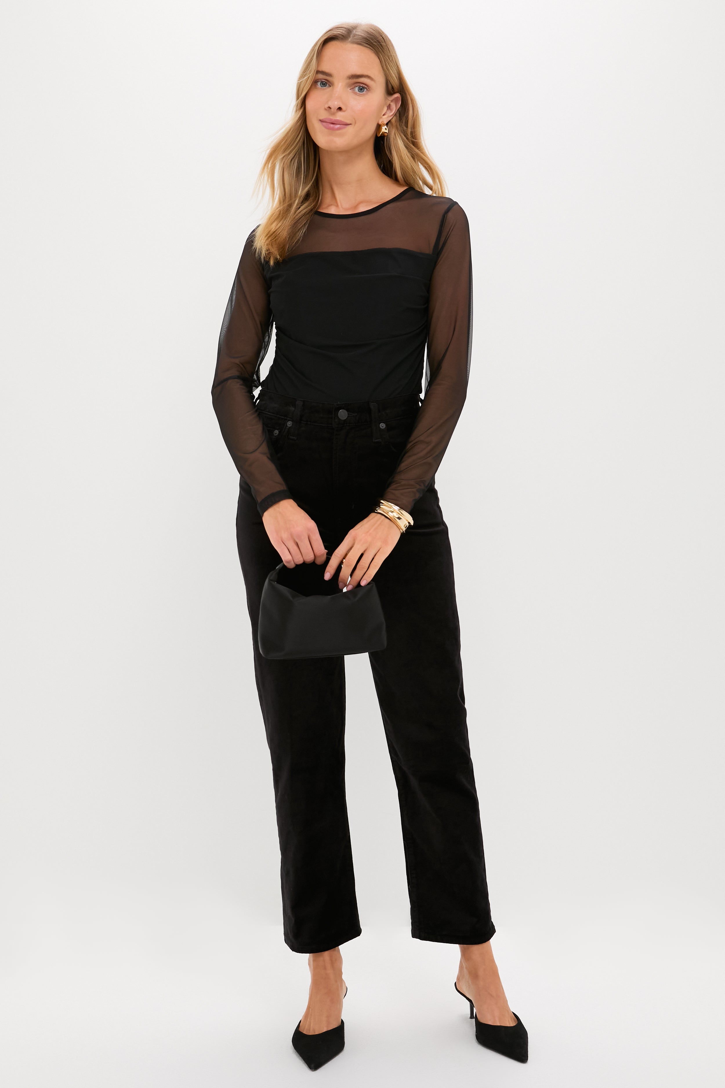 Black Kelsea Top-Get Girly