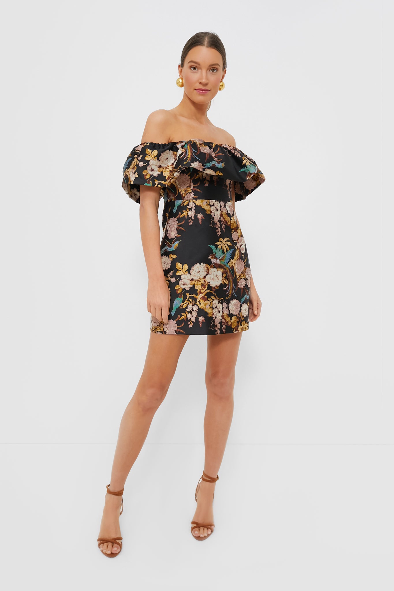 Black Birds of Paradise Vera Dress-Get Girly
