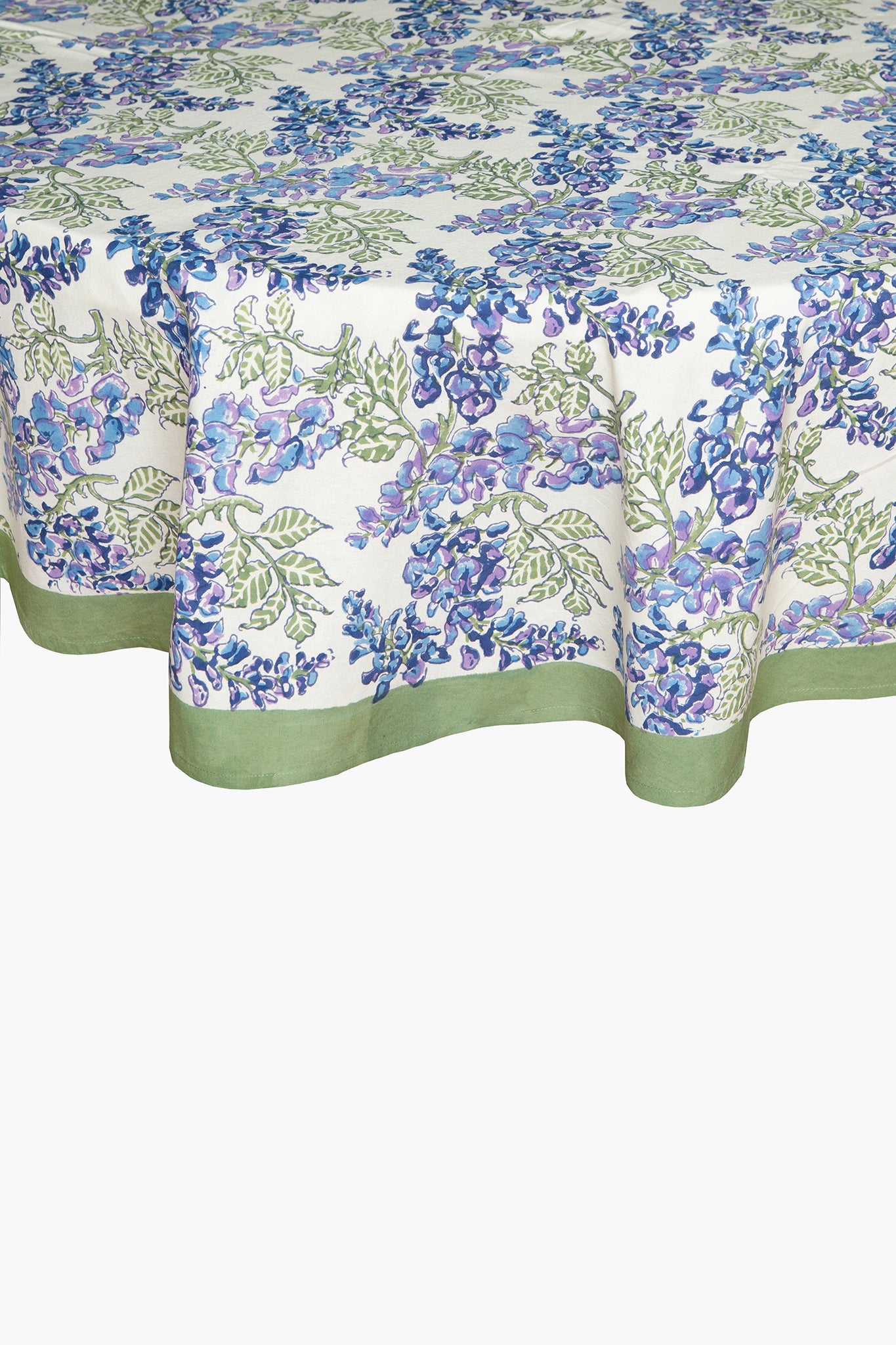 Wisteria Green and Blue French Tablecloth-Get Girly