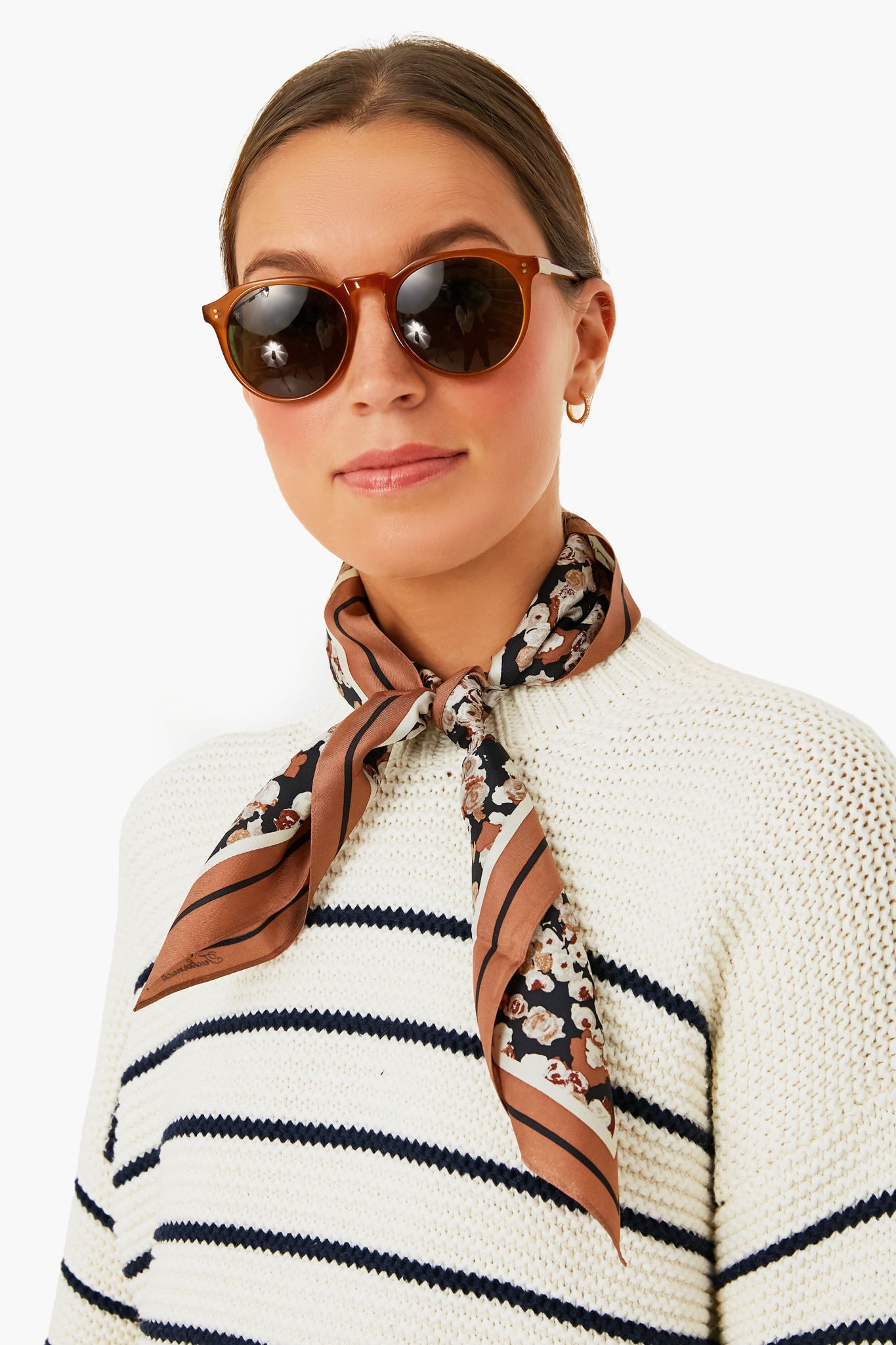 Woodrose Silk Scarf-Get Girly