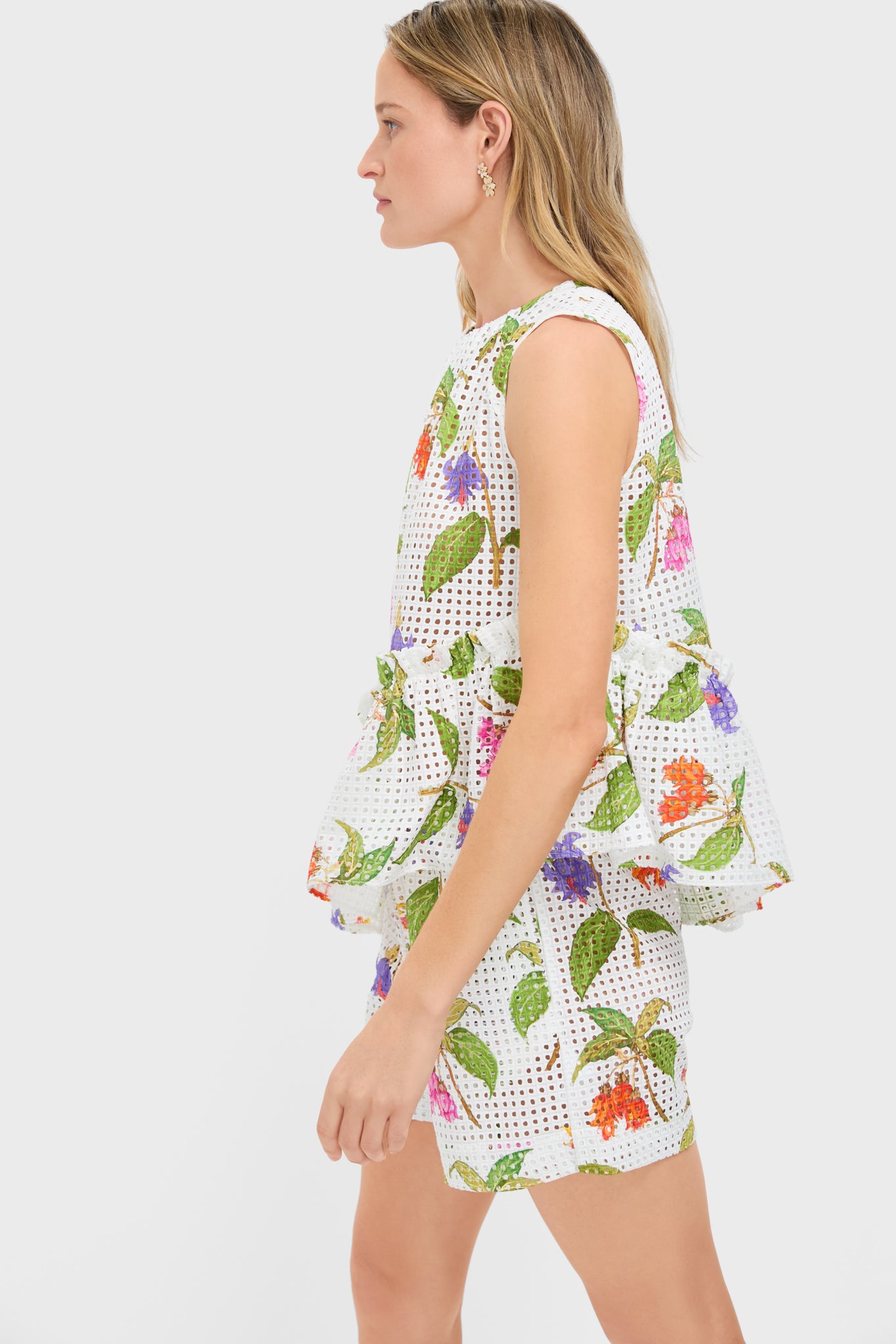 White Magnifica Alora Anglaise Top-Get Girly