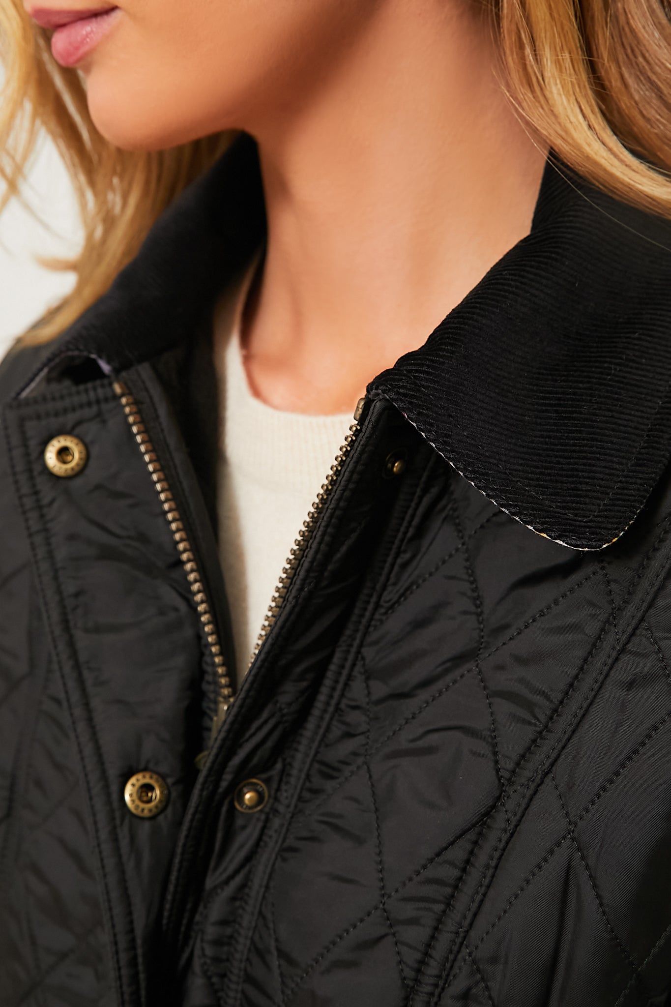 Black Beadnell Polarquilt Jacket-Get Girly