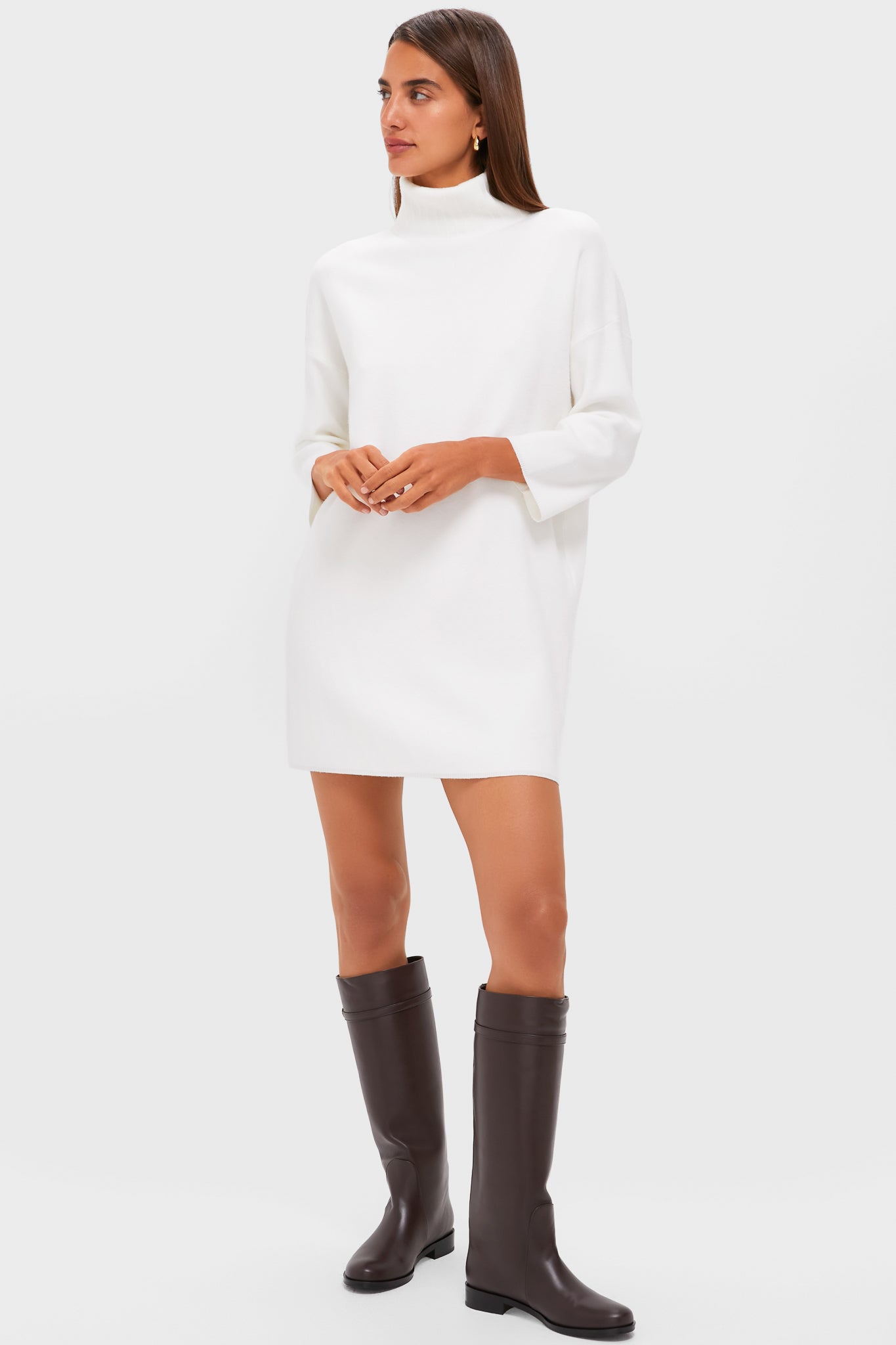 Winter White Vivianne Dress-Get Girly