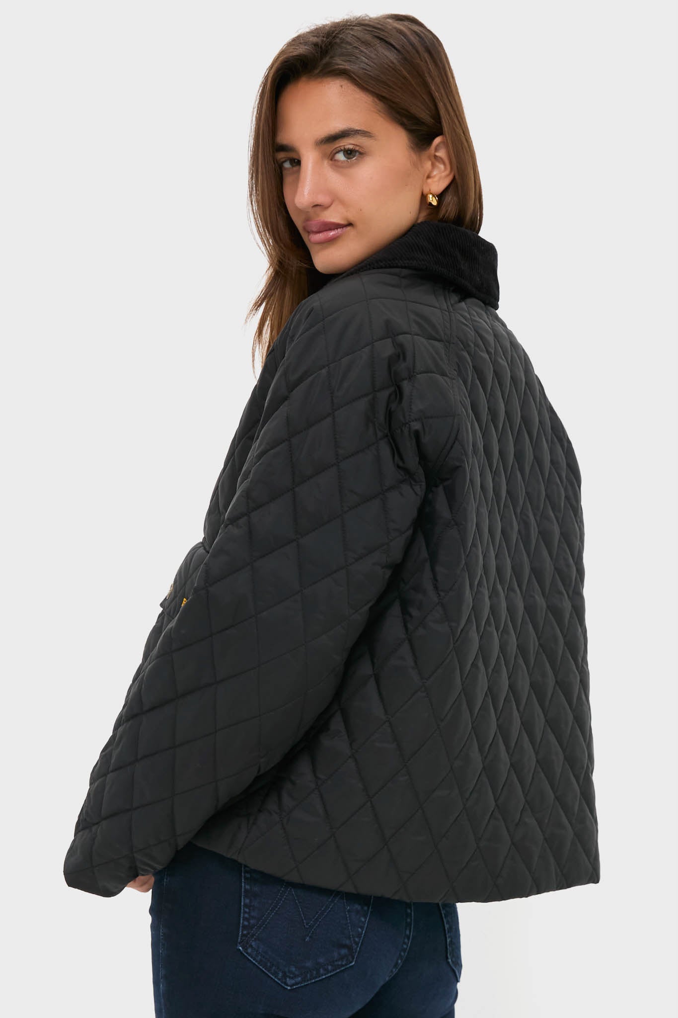 Black Barbour x Get Girly Kinsley Quilt-Get Girly