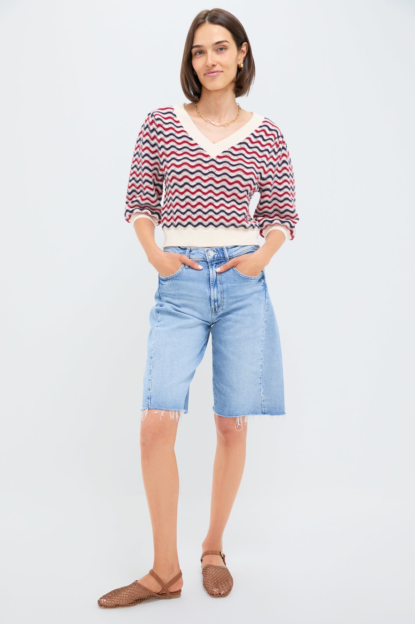 Americana Lee Sweater-Get Girly