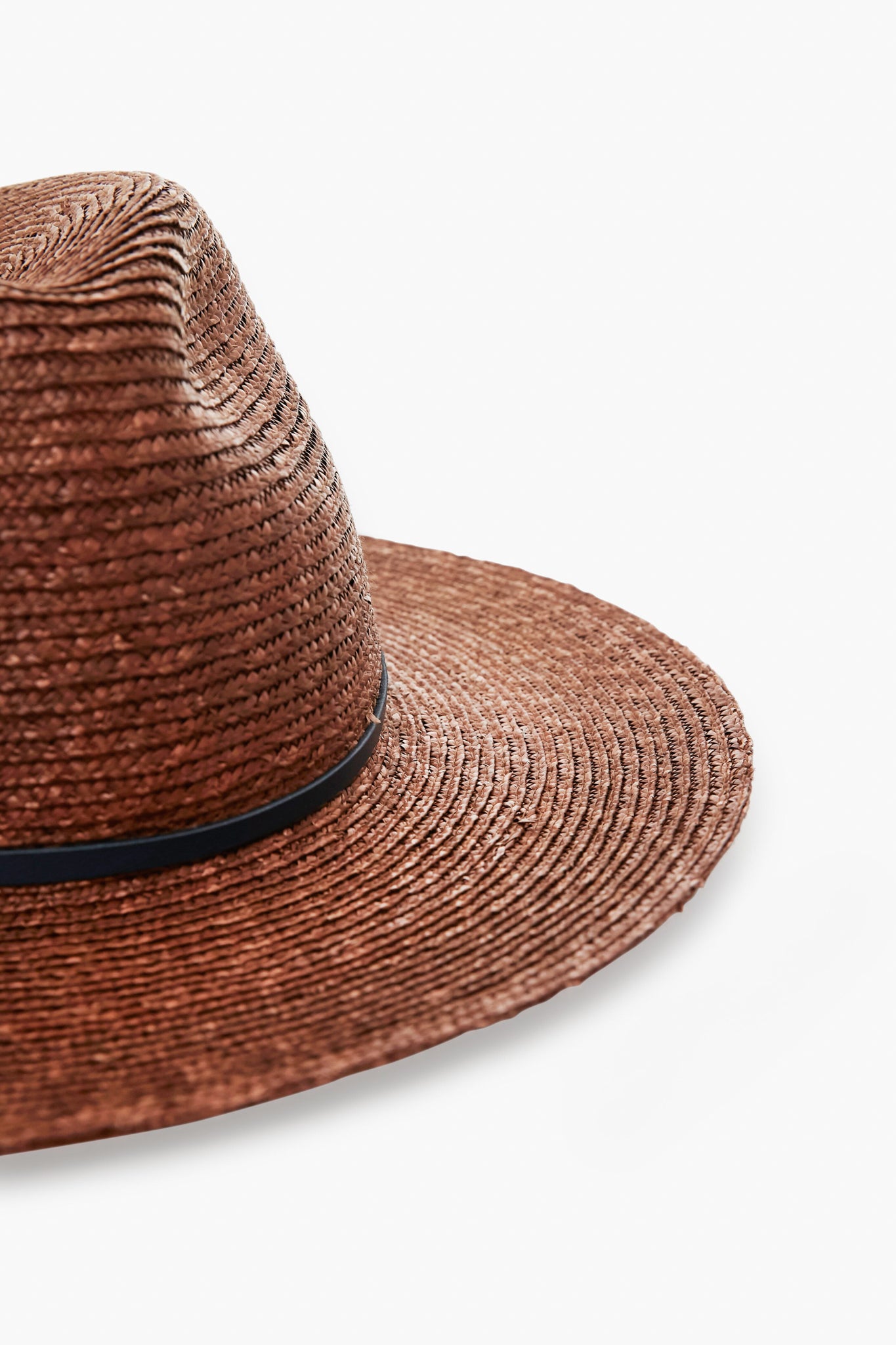 Brown And Navy Marseille Hat-Get Girly