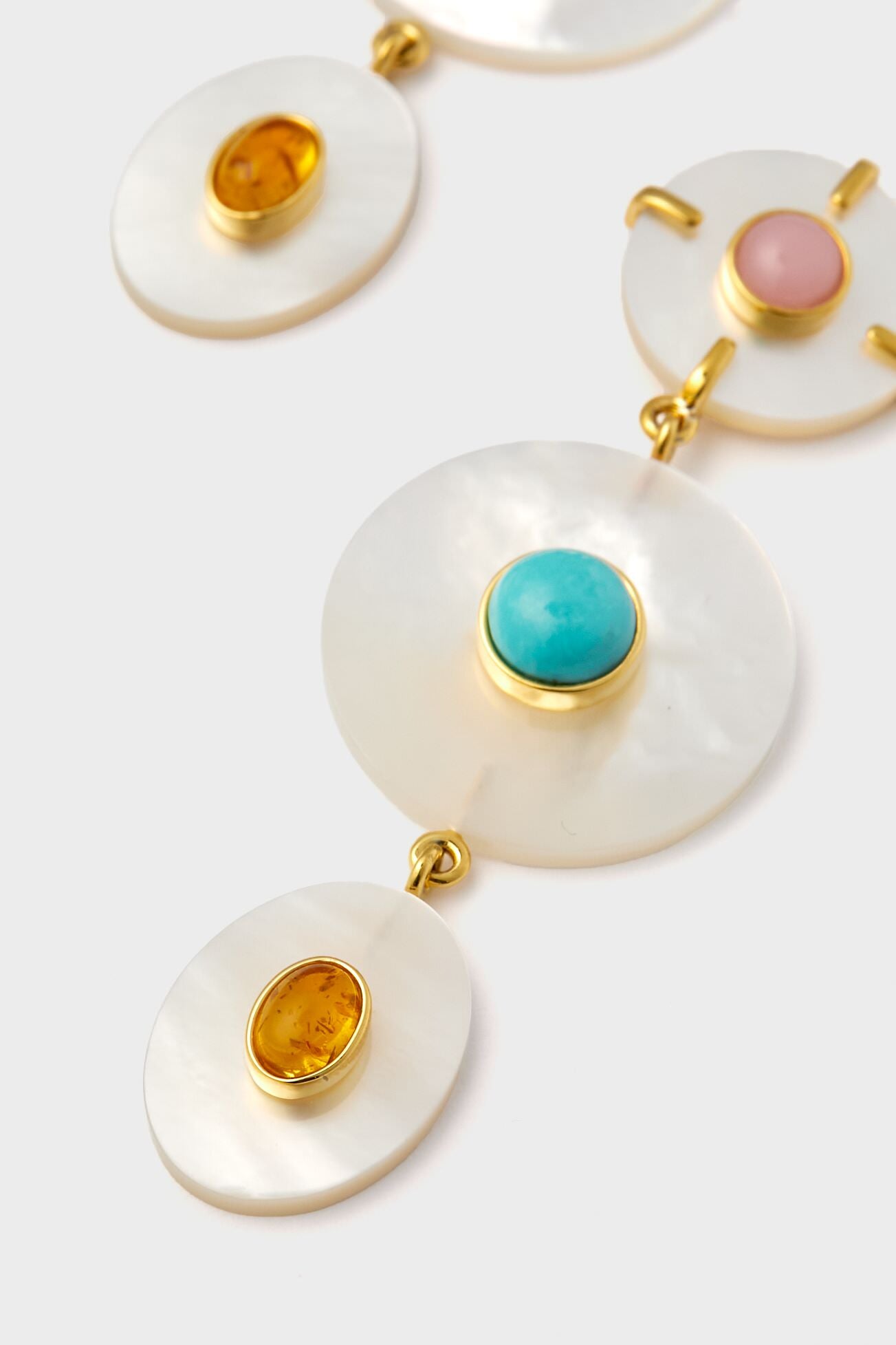 White Tropic Pearl Earrings-Get Girly