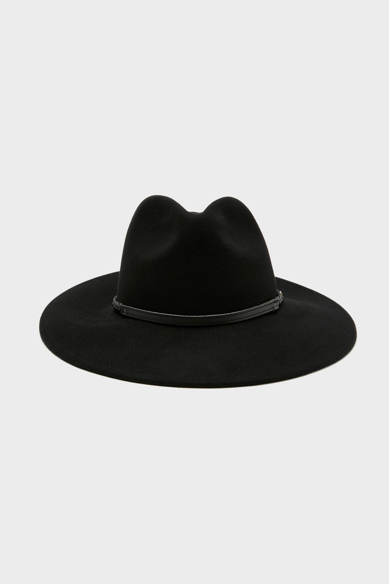 Black Tack Fedora Hat-Get Girly