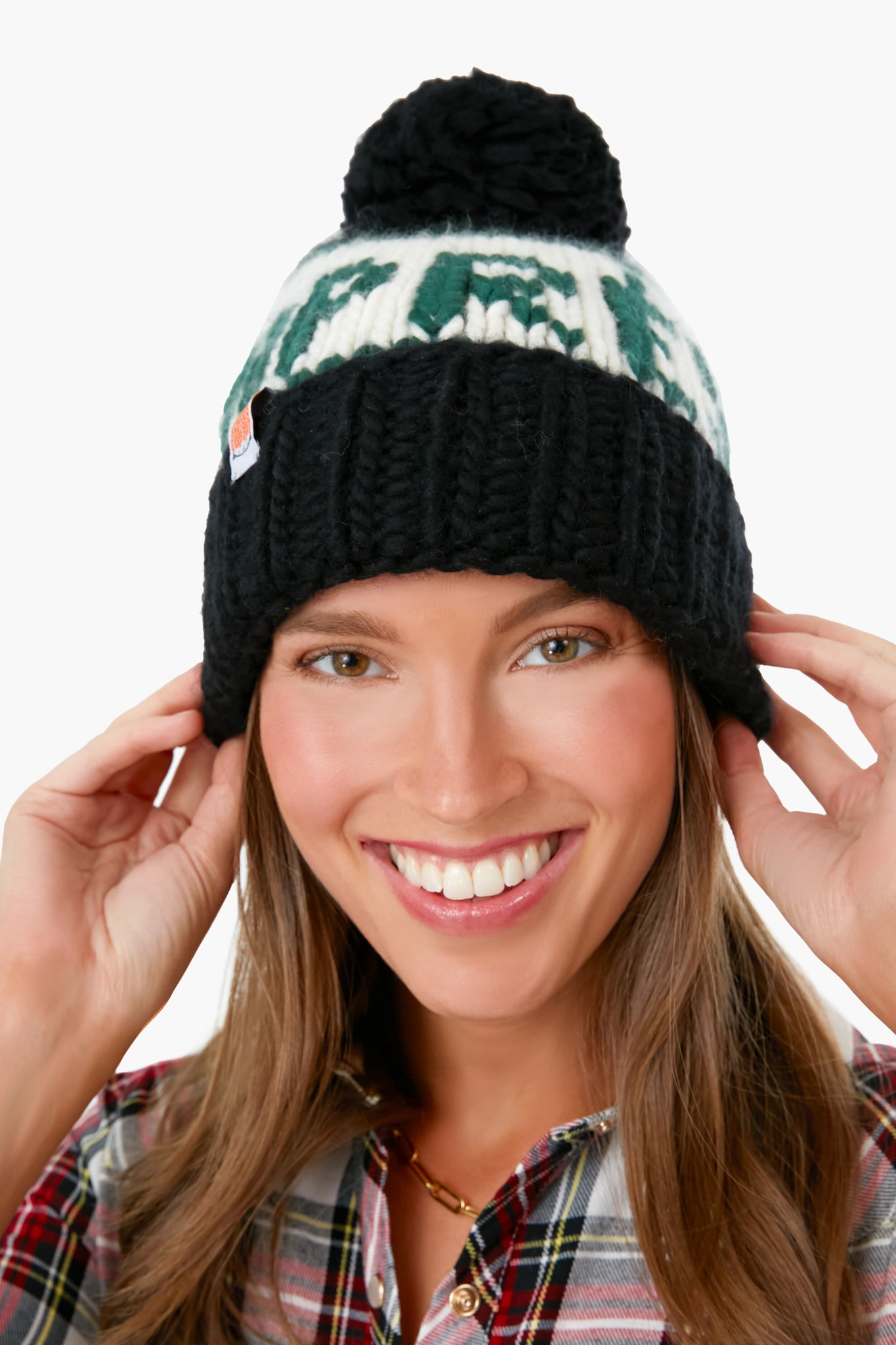 Exclusive Black and Forest Apres Beanie-Get Girly