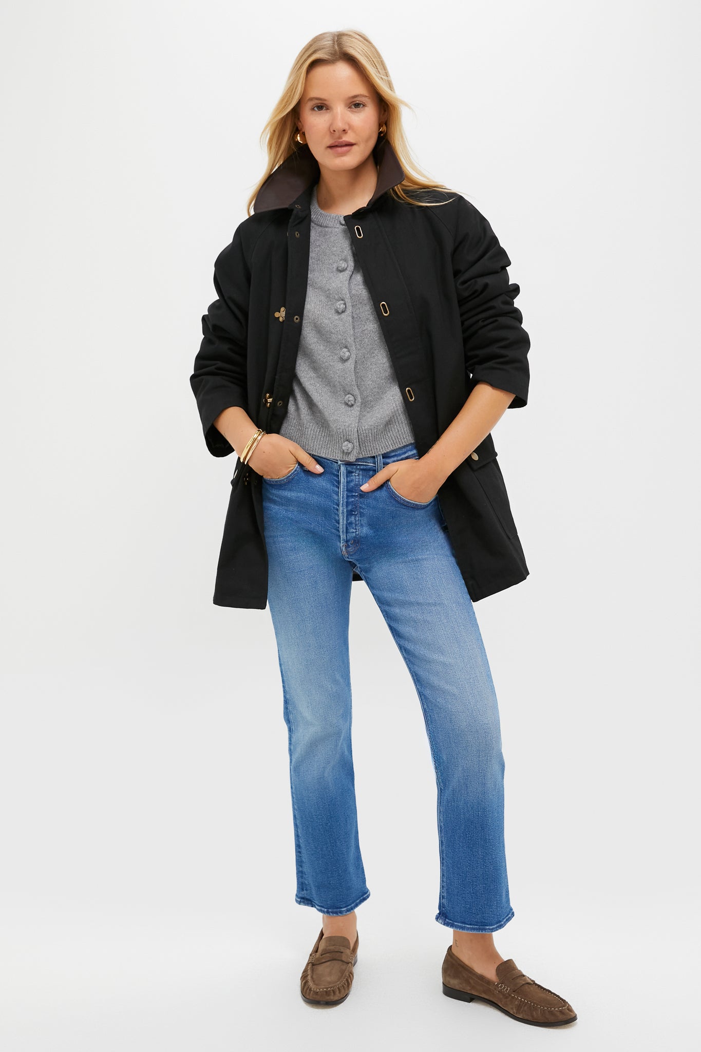 Black Brodie Barn Jacket-Get Girly