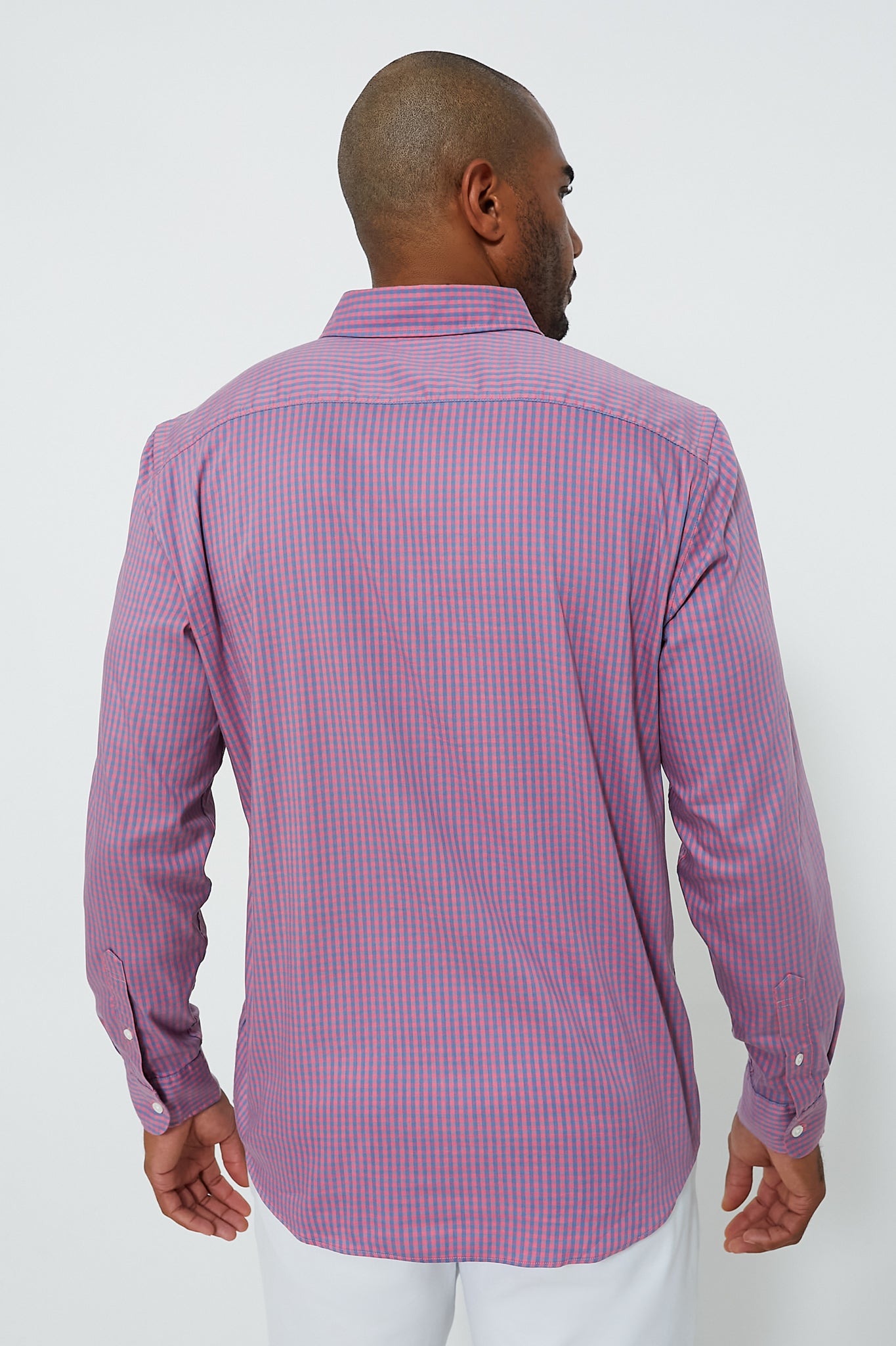 Blue Rose Gingham Movement Shirt-Get Girly