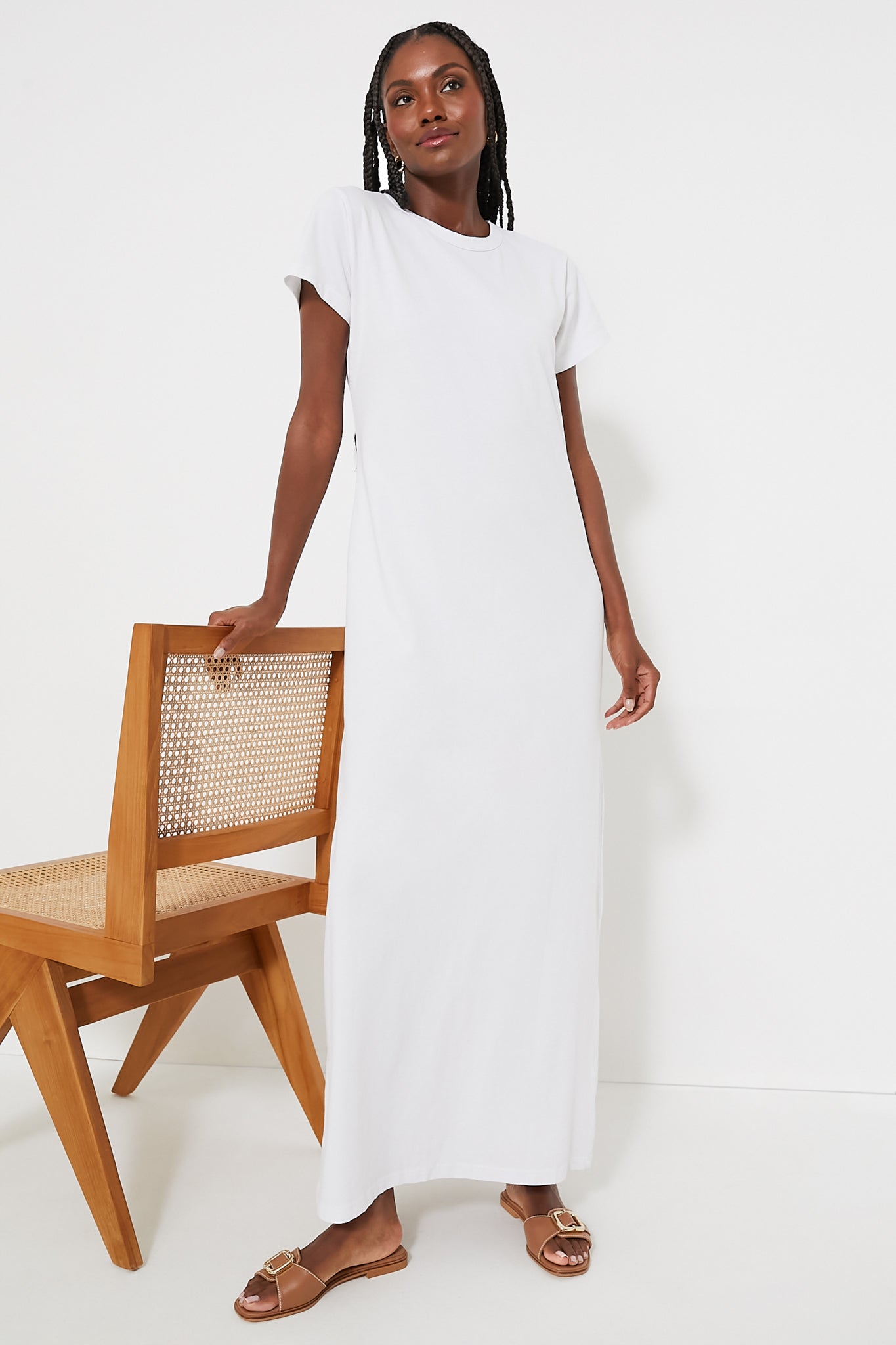 White Margo Maxi Dress-Get Girly