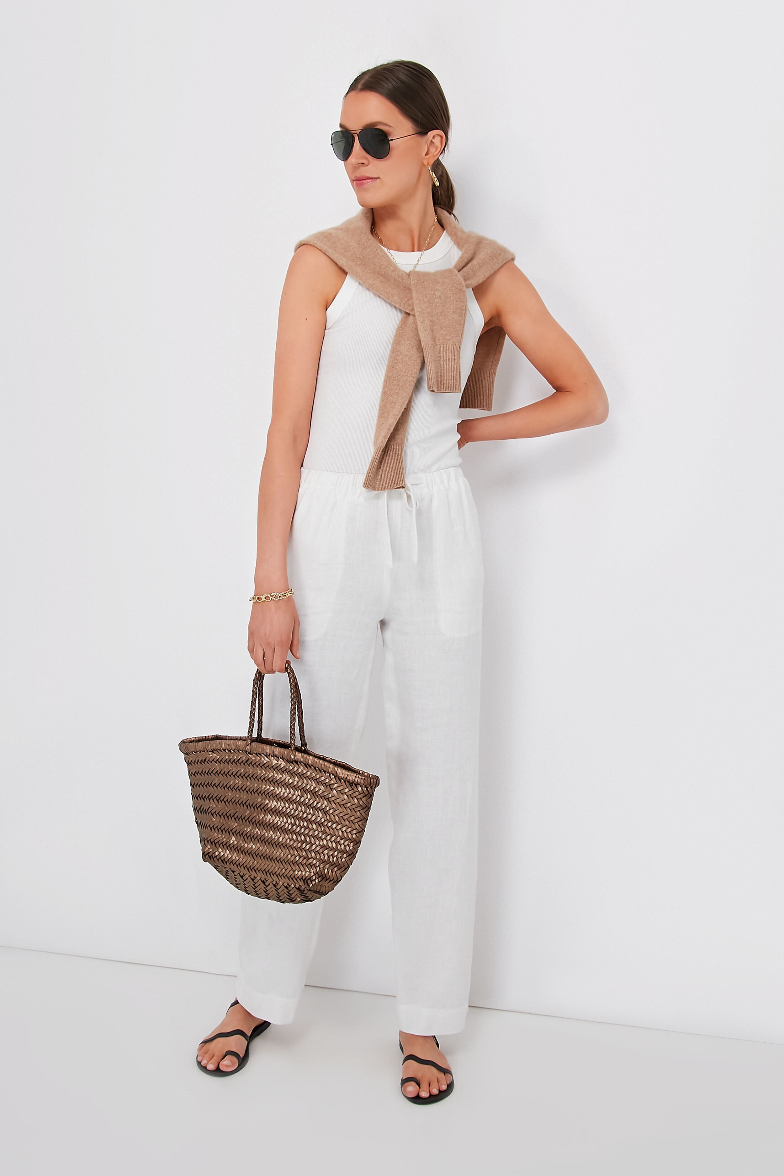 Black Classic Aviator Sunglasses-Get Girly