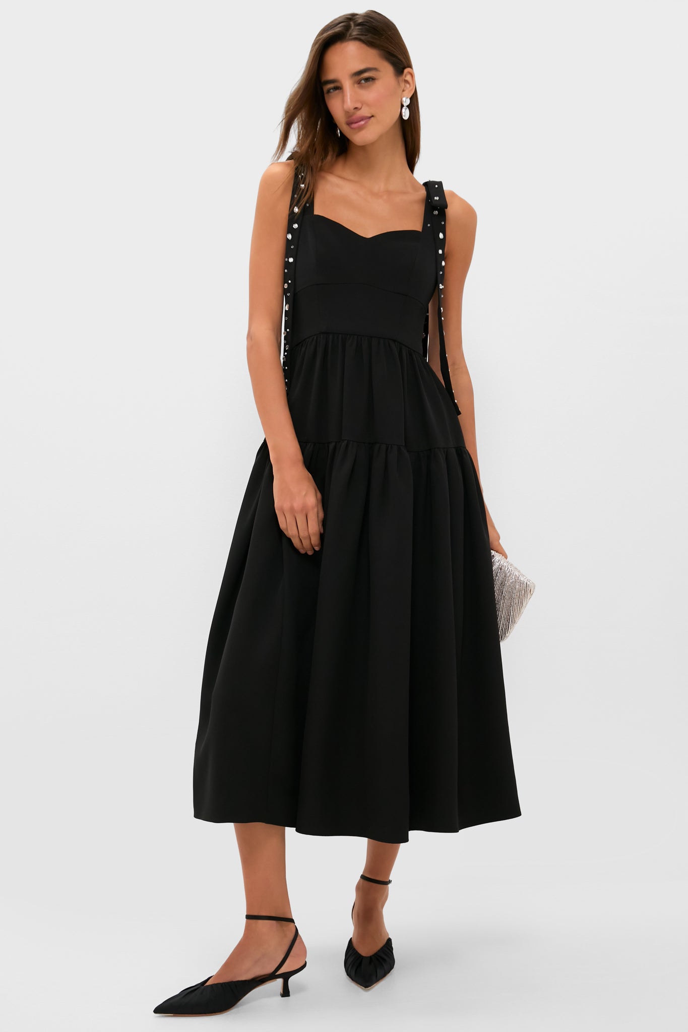 Black Embellished Agnes Maxi Dress-Get Girly