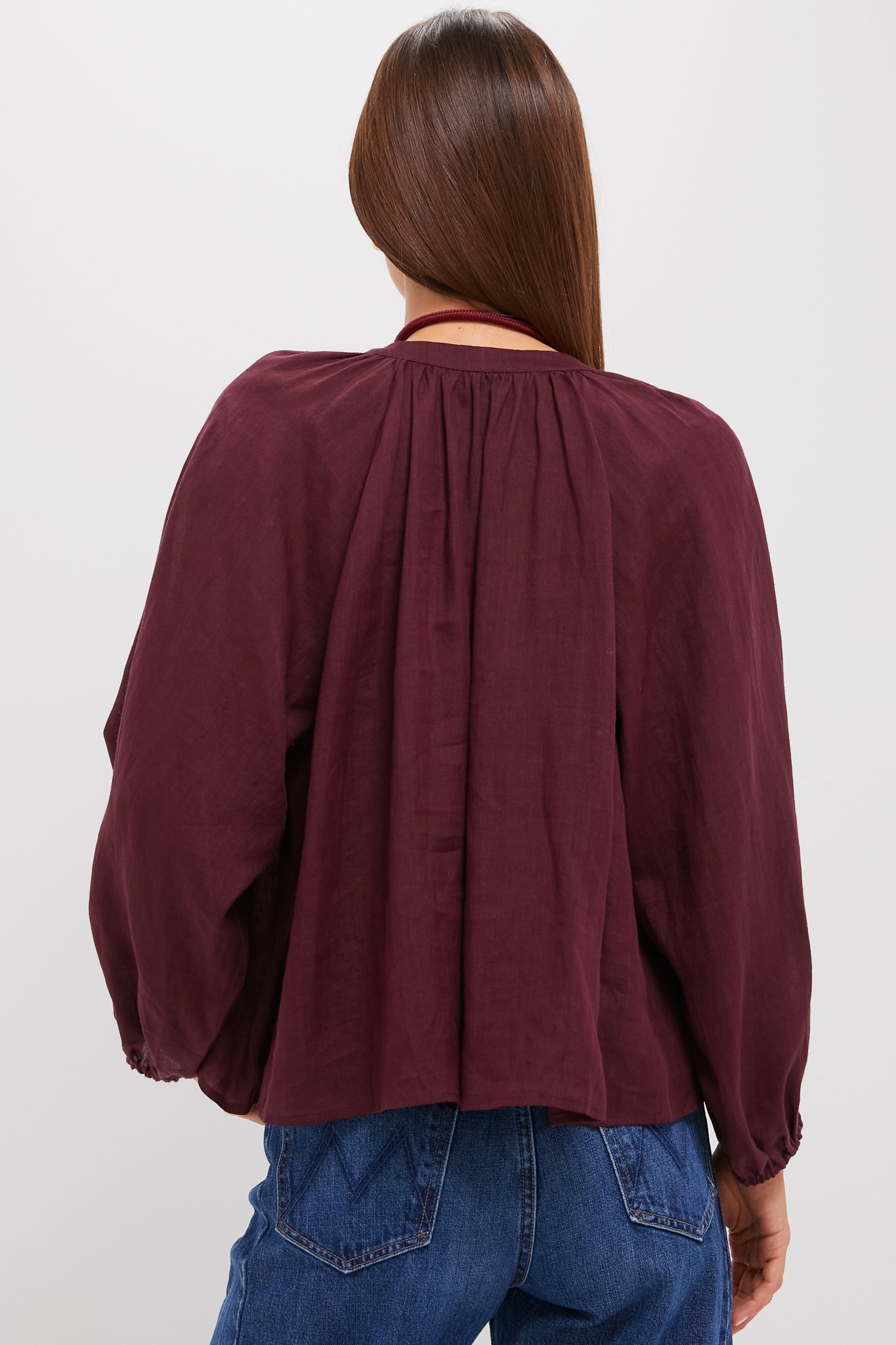 Winetasting Sawyer Blouse-Get Girly