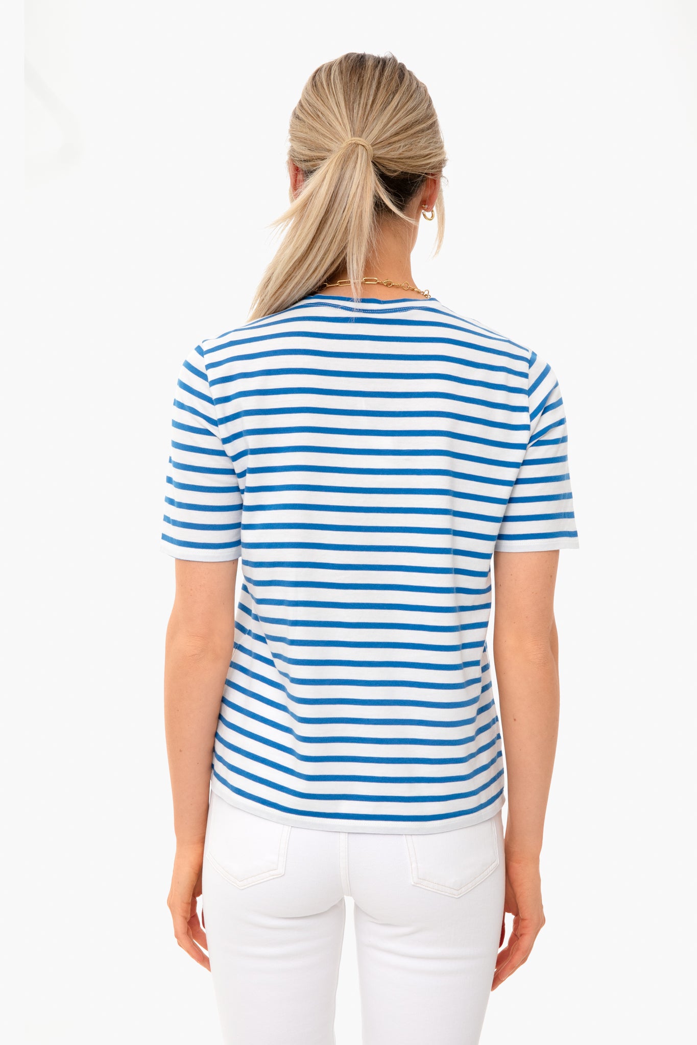 The Modern White Royal Blue-Get Girly