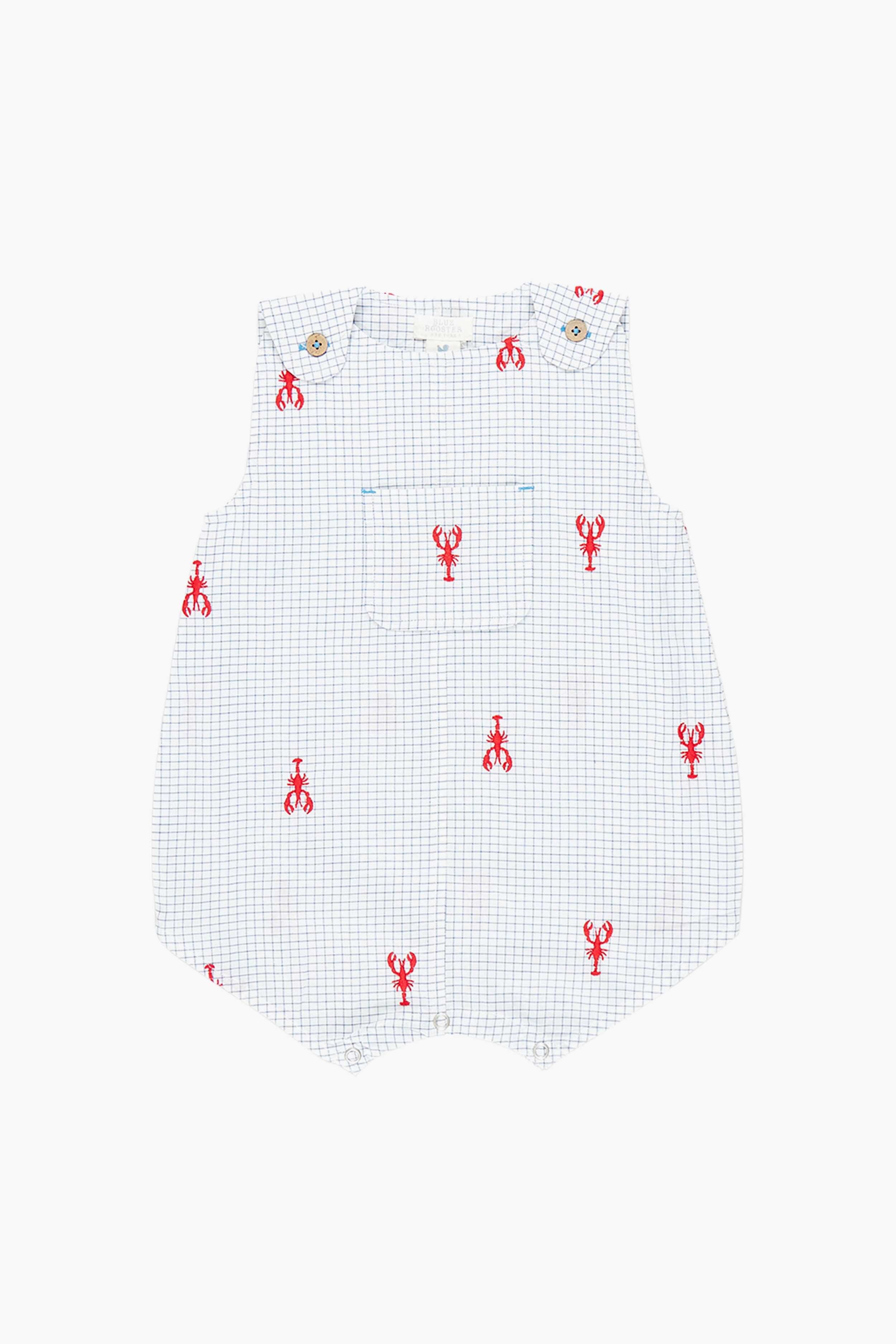 Lobster Check Baby Boys Noah Jumper-Get Girly
