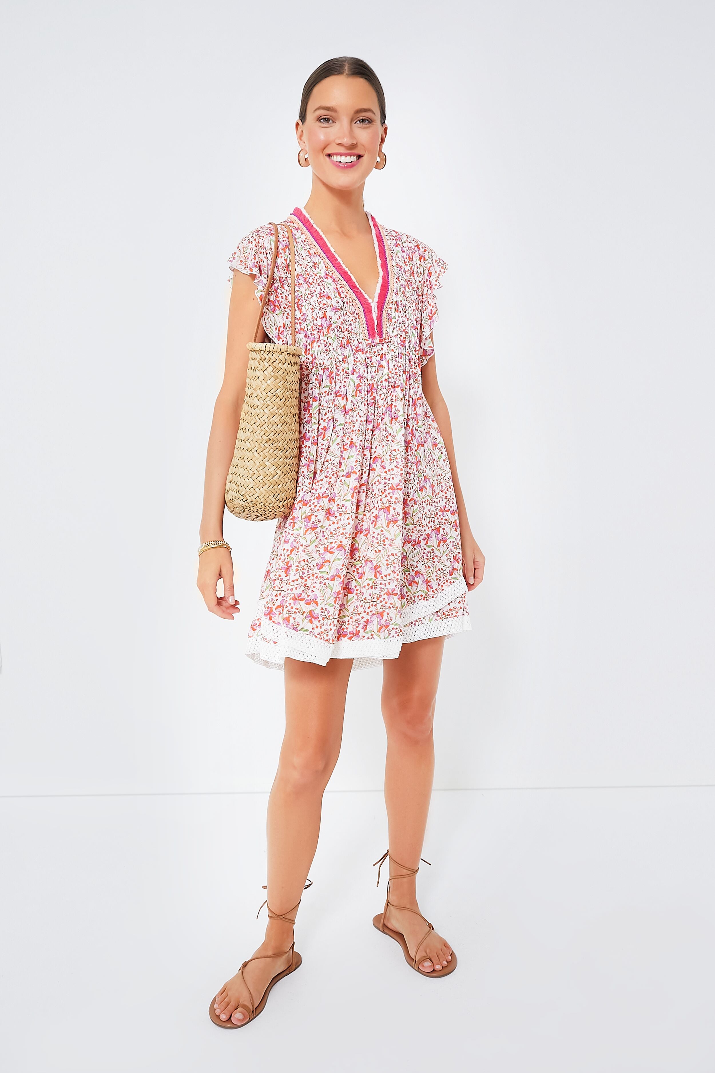 Pink Mini Jonquille Sasha Mini Dress-Get Girly