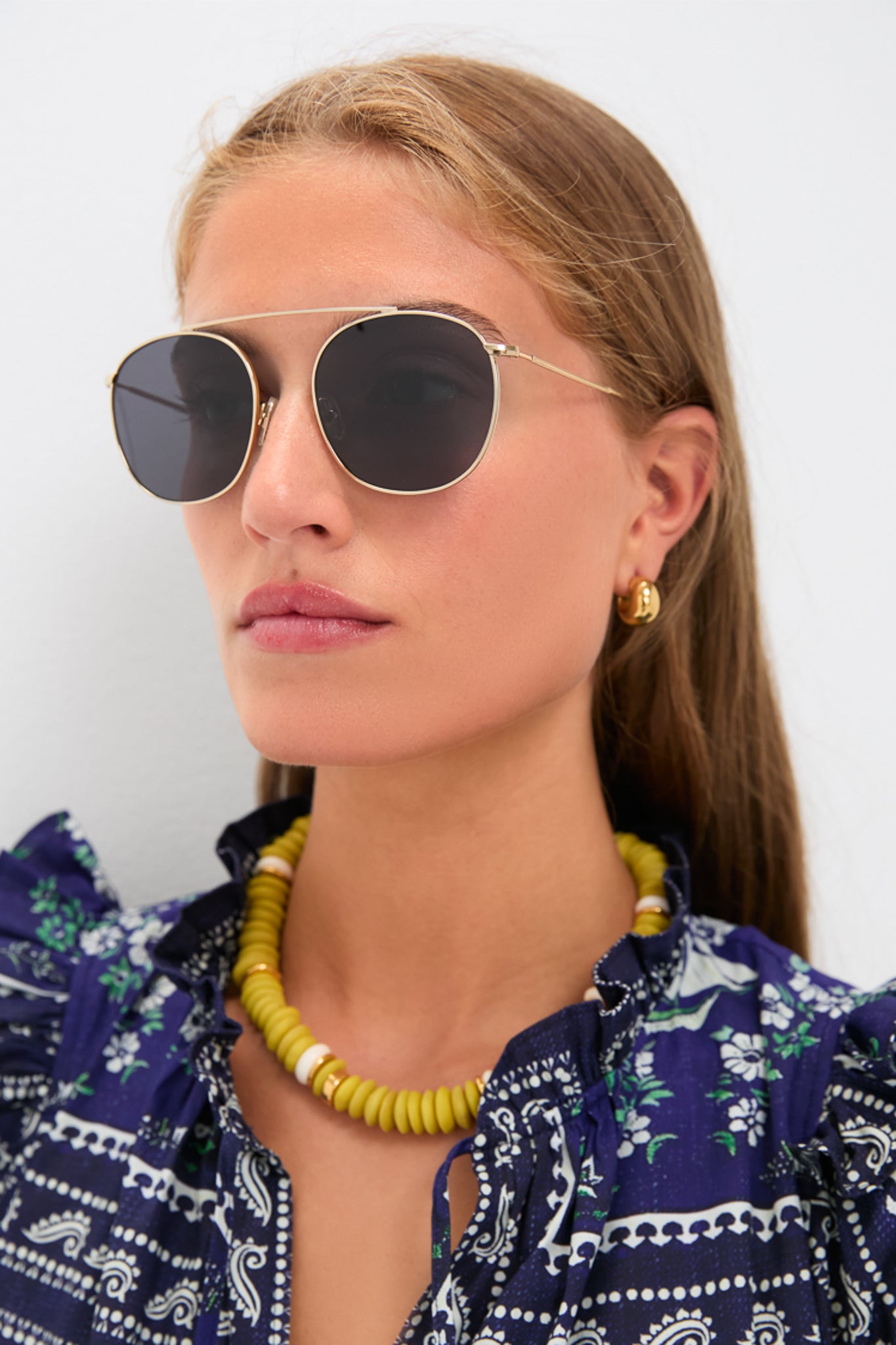 Gold Mykonos II Sunglasses-Get Girly