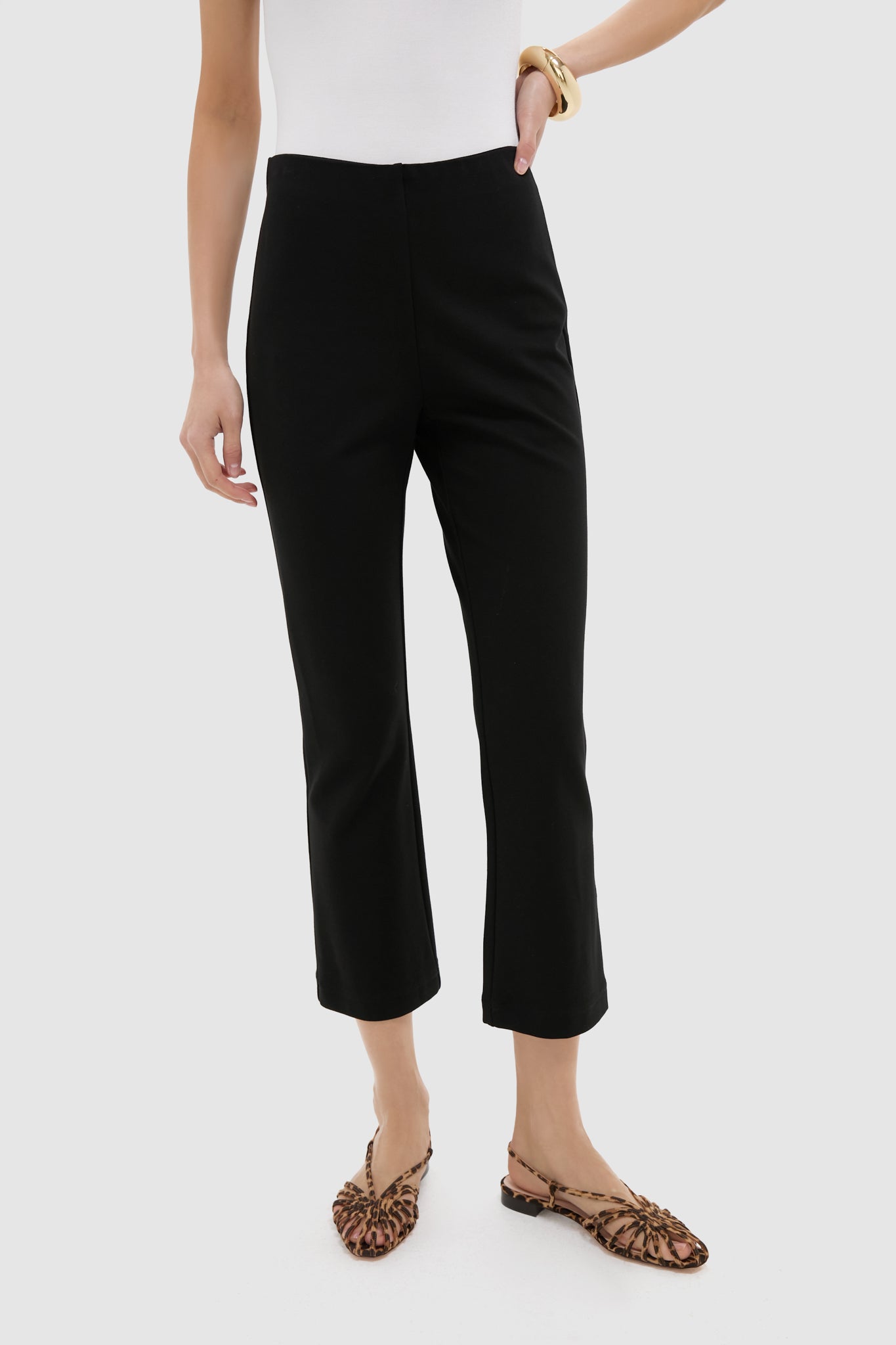 Black Ponte Ashford Pants-Get Girly