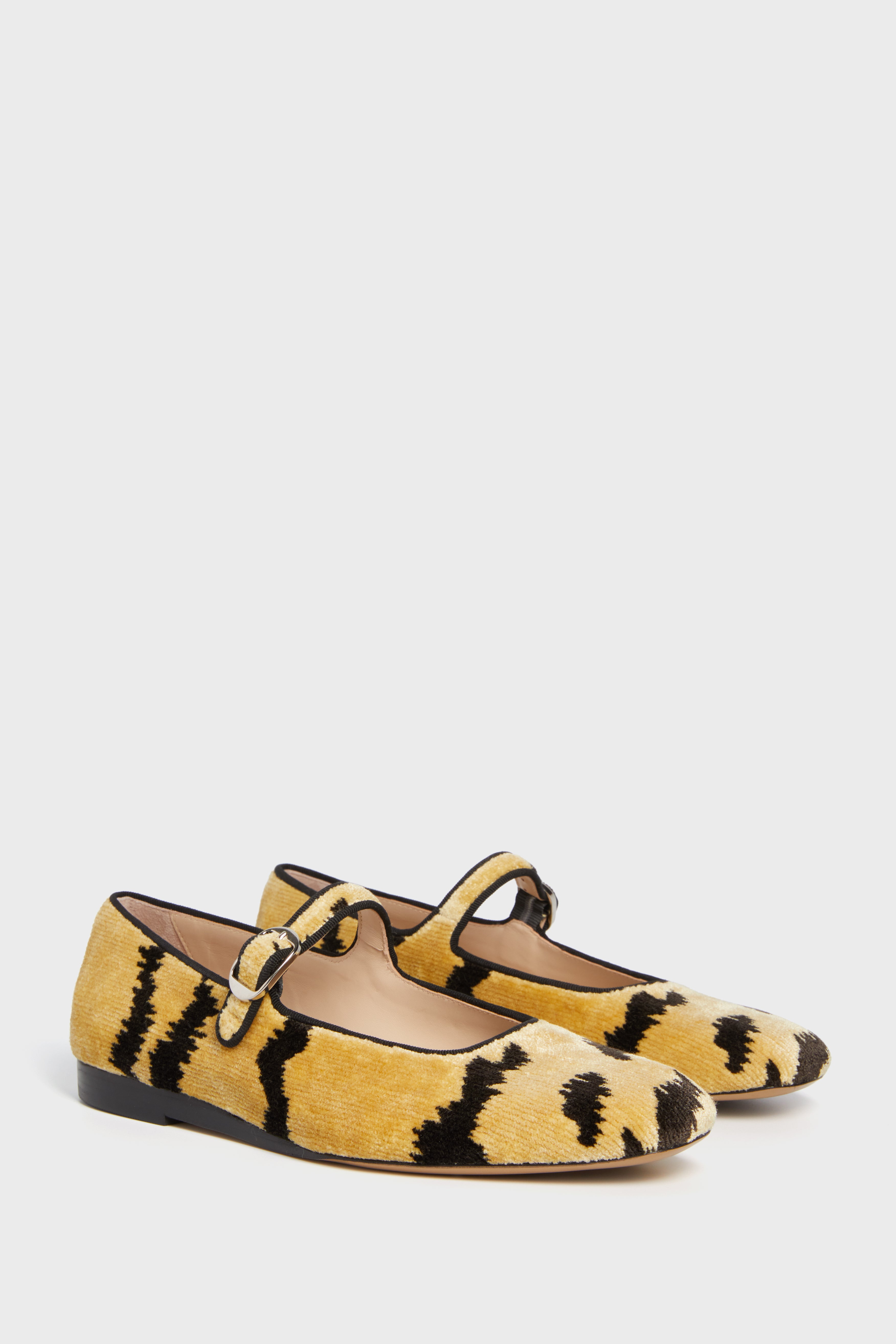 Tiger Classic Velvet Mary Janes-Get Girly