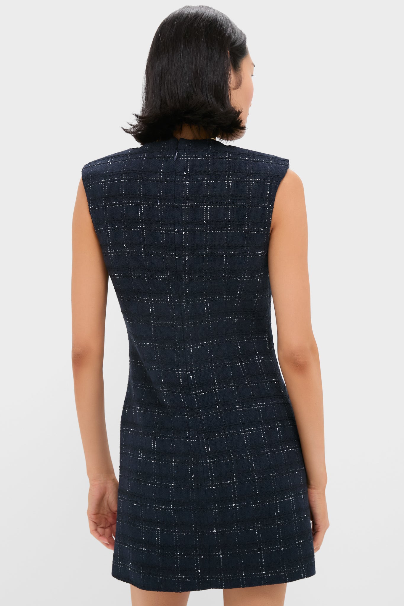 Navy and Off White Tamara Dress-Get Girly