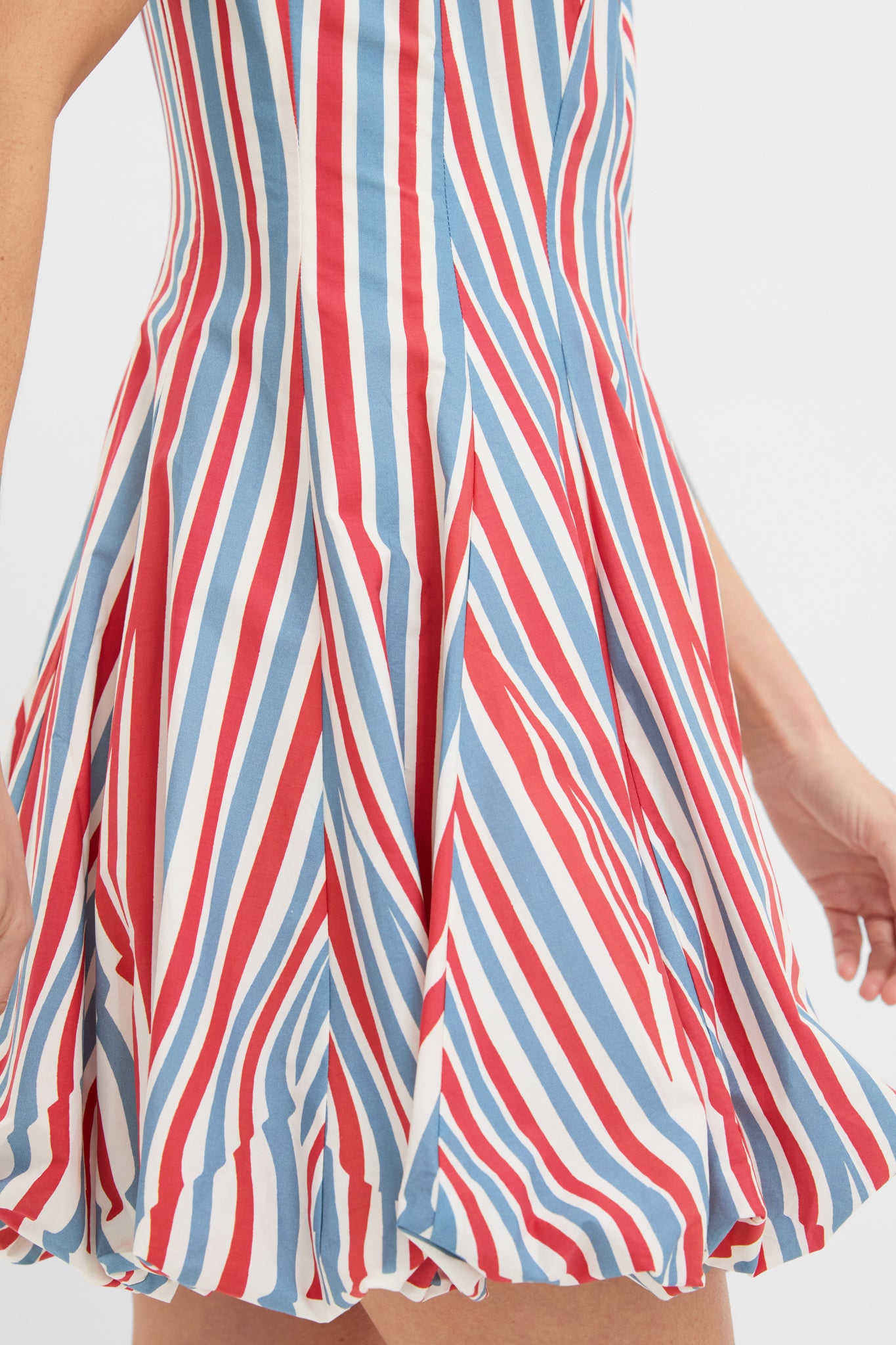 Americana Stripe Sadie Dress-Get Girly