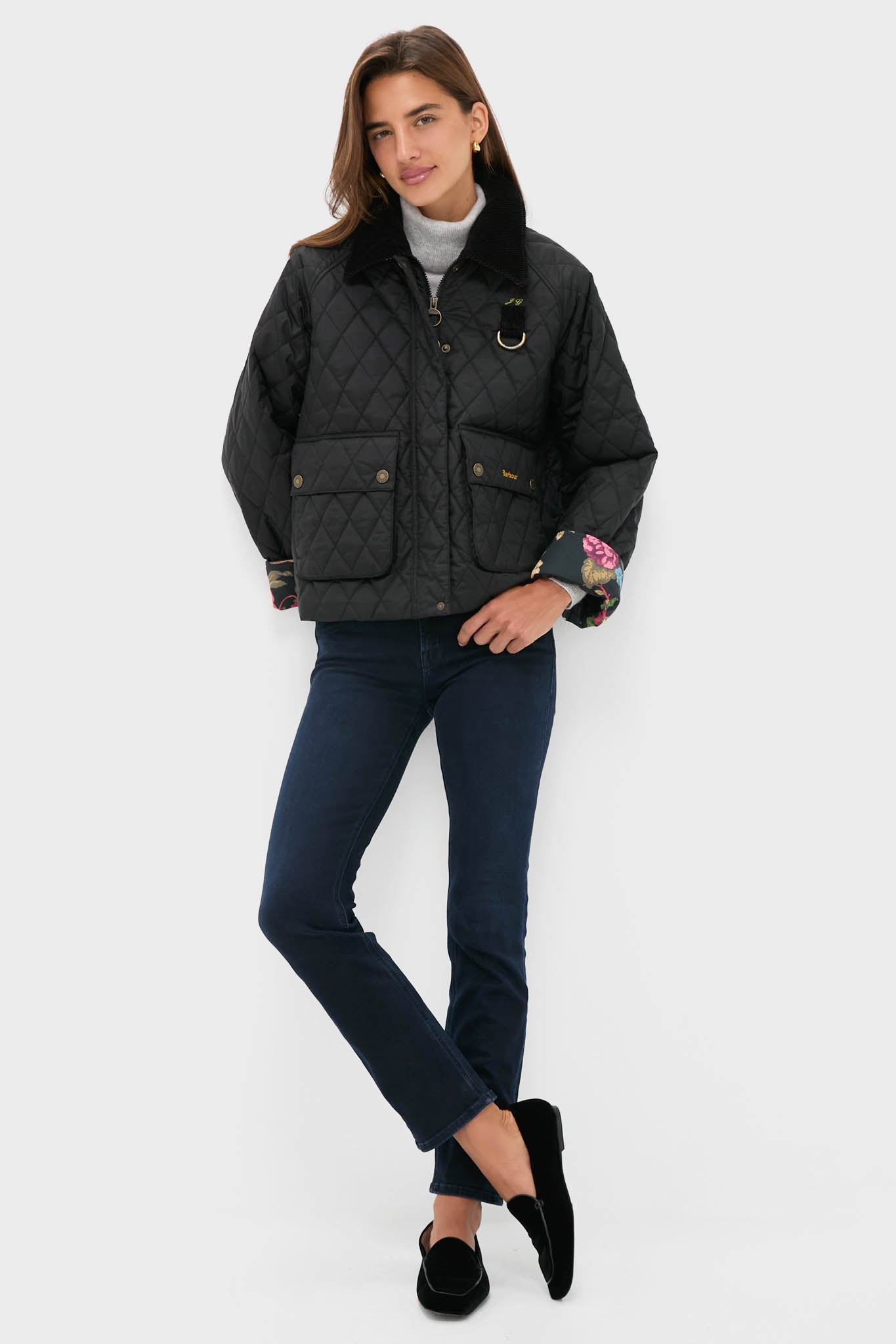 Black Barbour x Get Girly Kinsley Quilt-Get Girly