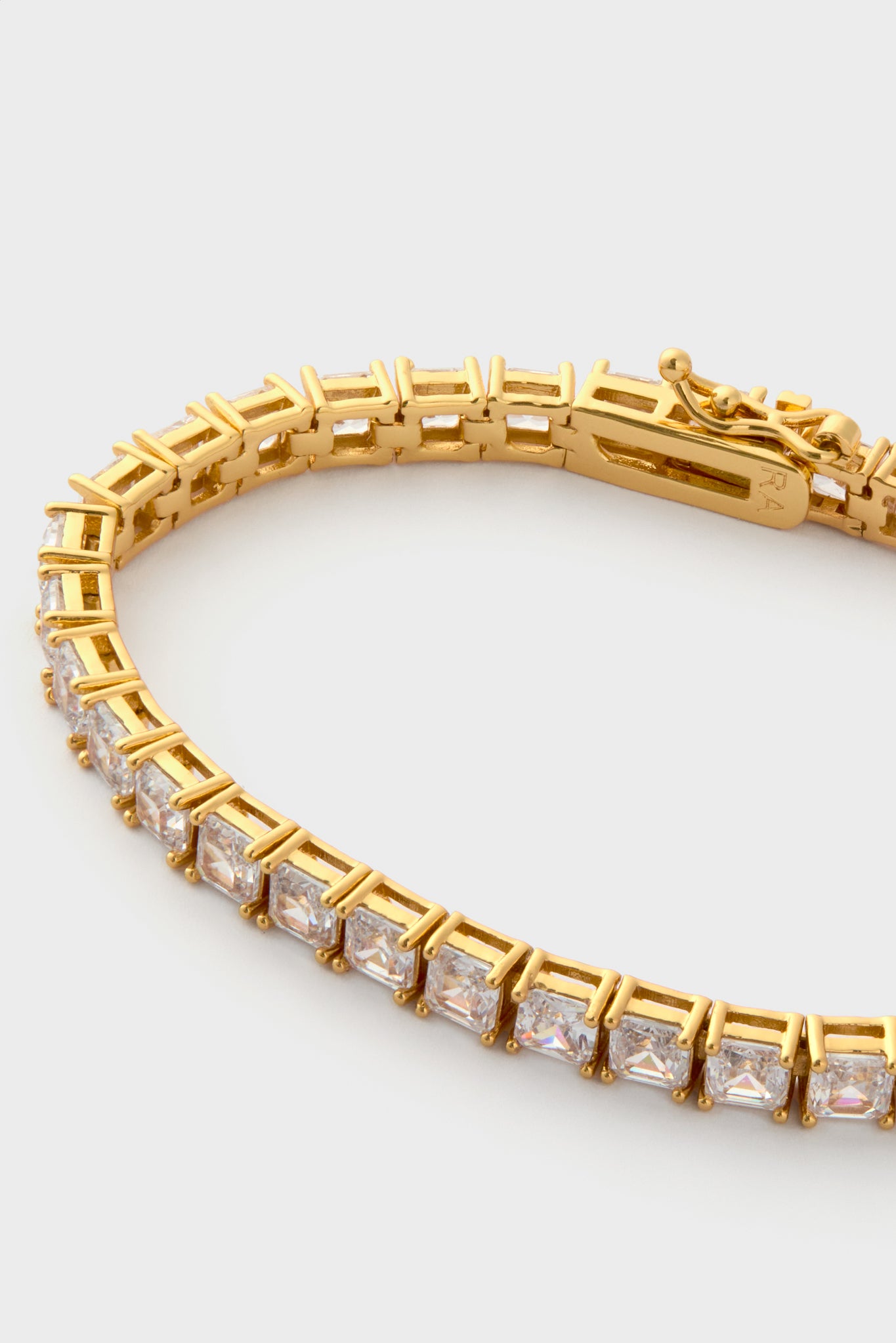 Shiny Gold Gia Tennis Bracelet-Get Girly