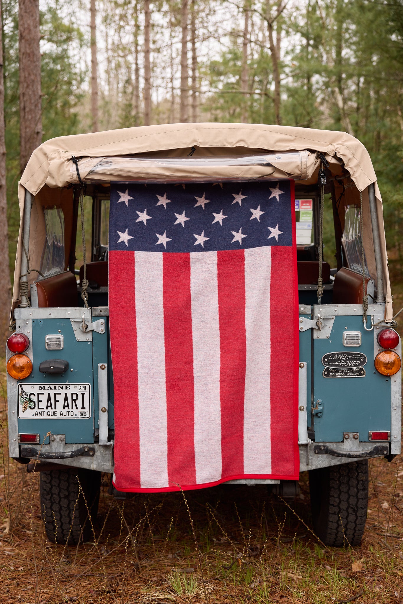 American Flag Blanket-Get Girly