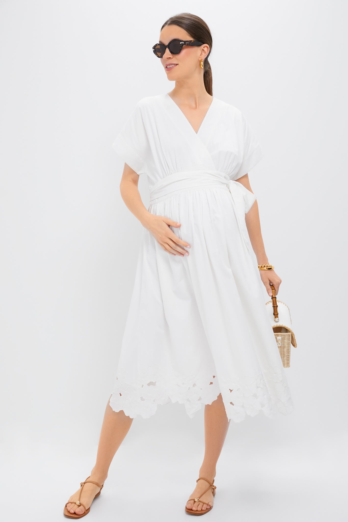 White Carolina Dress-Get Girly