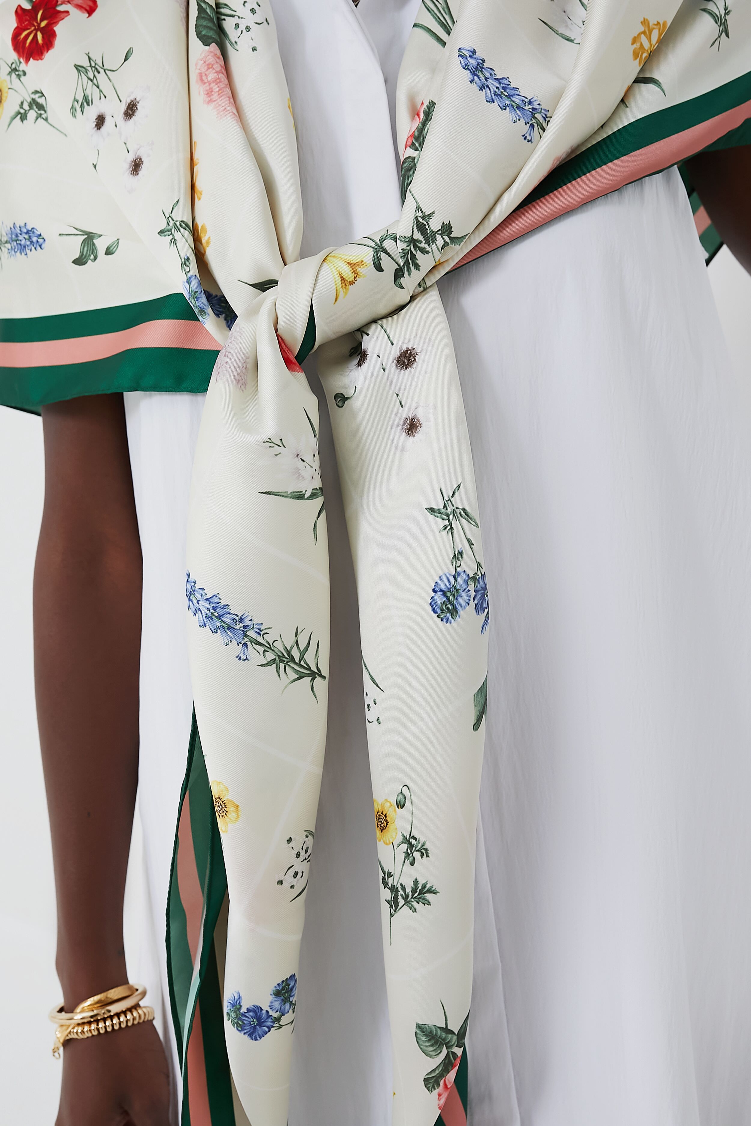 Fresh Buds Scarf-Get Girly