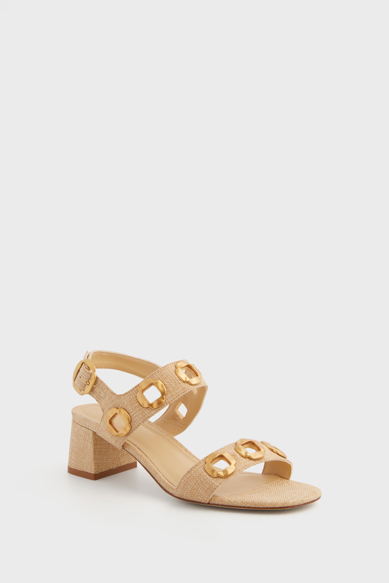 Beige Raffia Milan Sandals-Get Girly