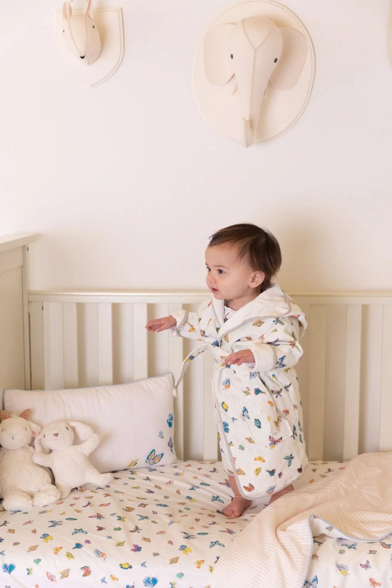 Madame Butterfly Crib Sheets-Get Girly