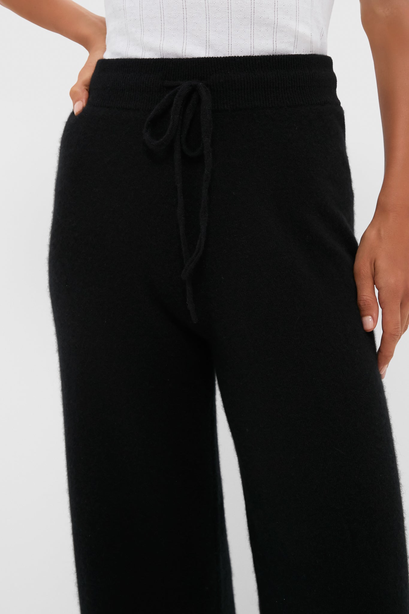 Black Cashmere Jane Pant-Get Girly